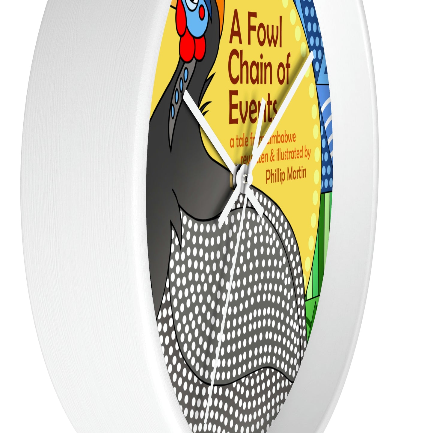 A Fowl Chain of Events Wall clock