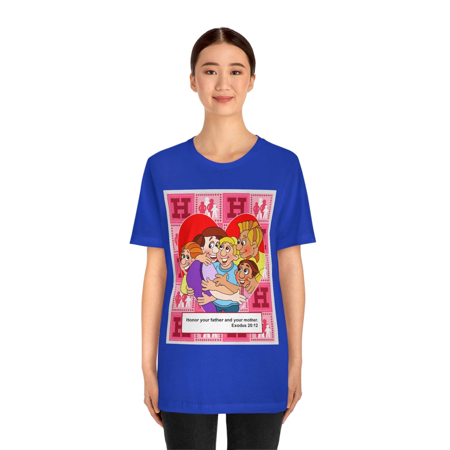 The Bible as Simple as ABC H Unisex Jersey Short Sleeve Tee