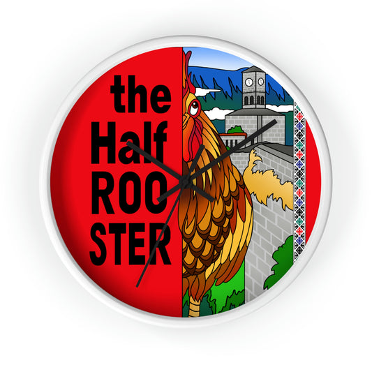 The Half Rooster Wall clock