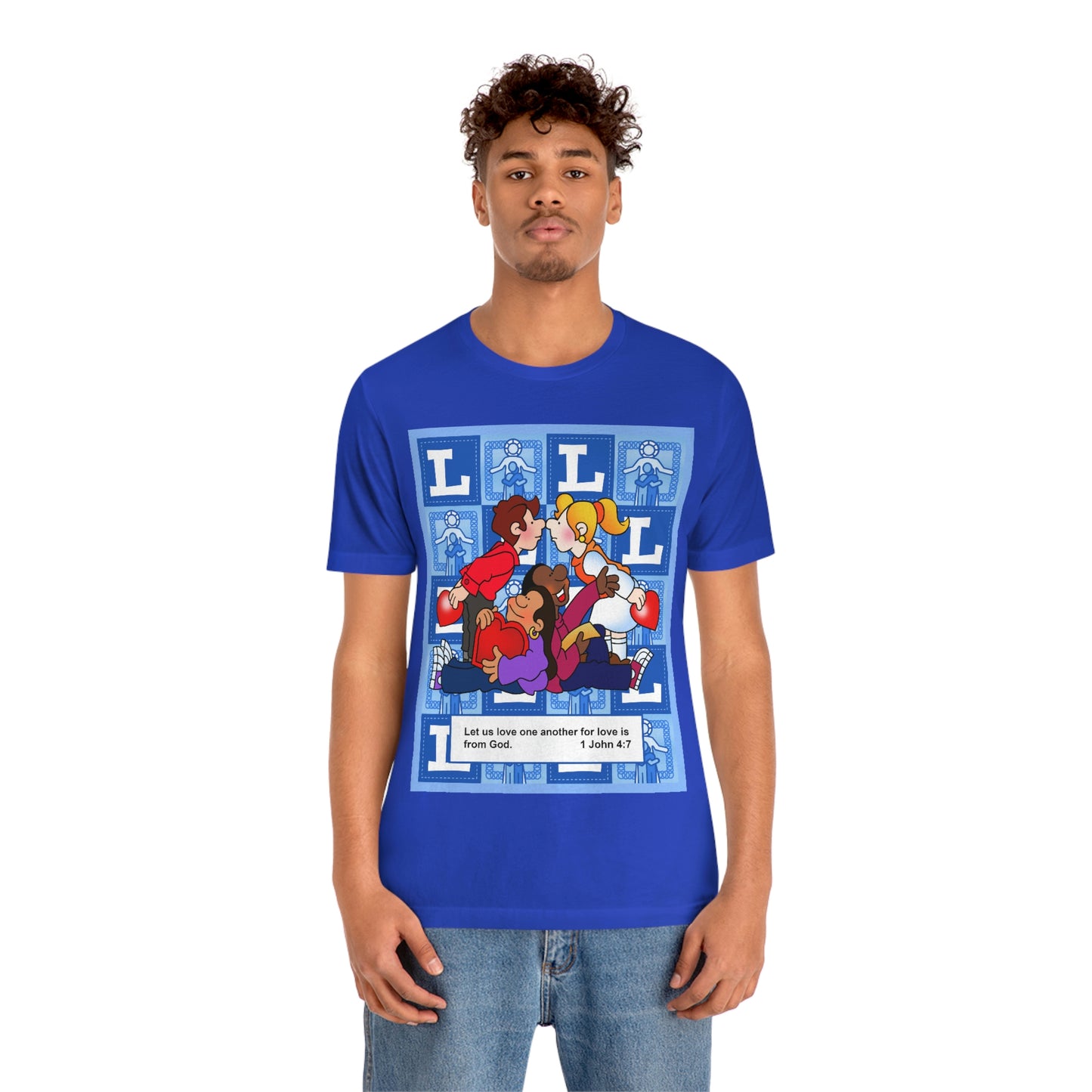 The Bible as Simple as ABC L Unisex Jersey Short Sleeve Tee