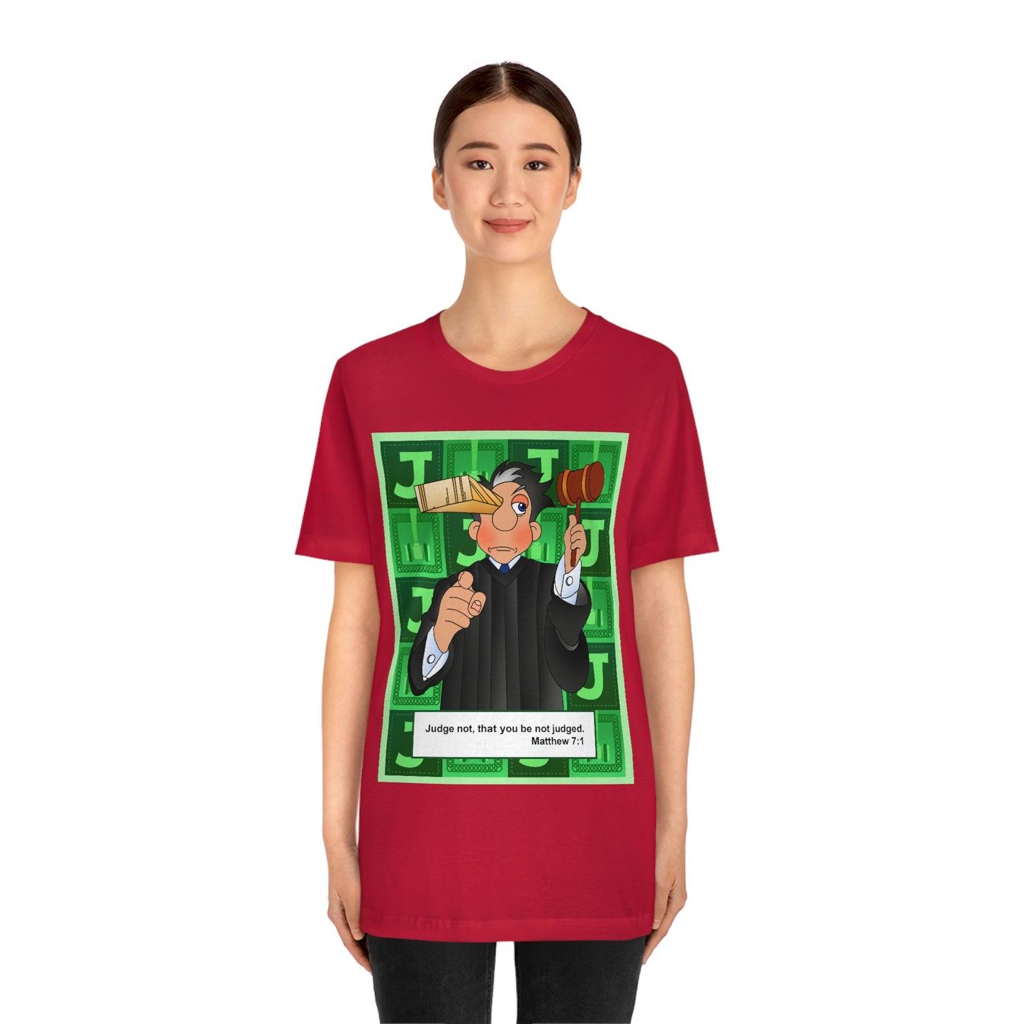The Bible as Simple as ABC J Unisex Jersey Short Sleeve Tee