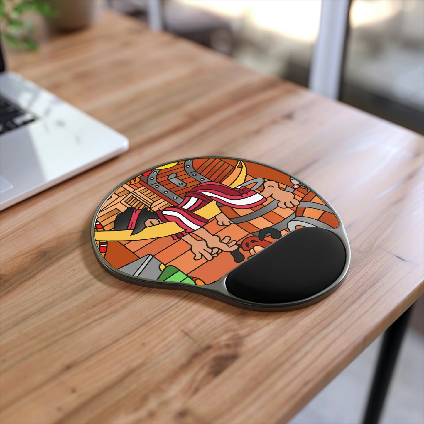 The Story of Jonah! Mouse Pad With Wrist Rest