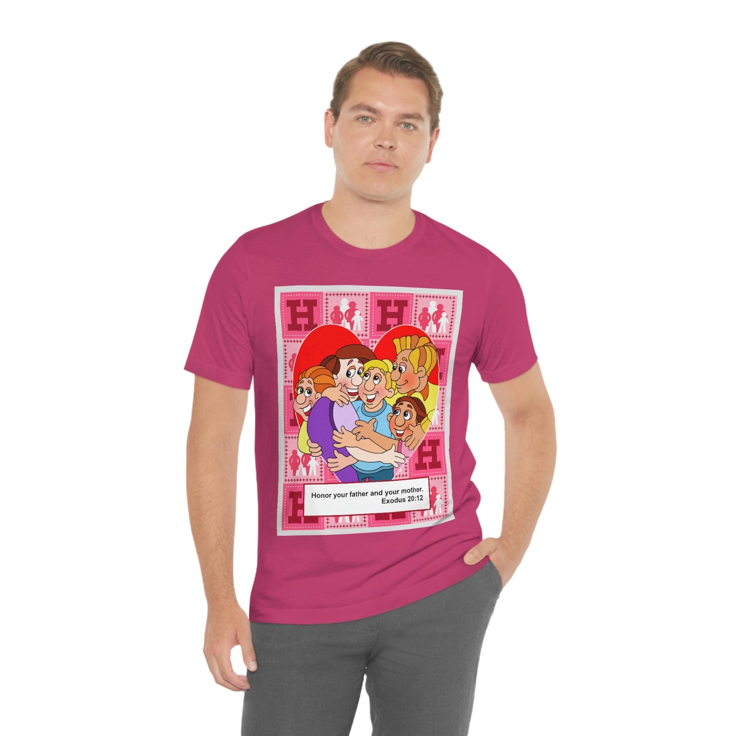 The Bible as Simple as ABC H Unisex Jersey Short Sleeve Tee