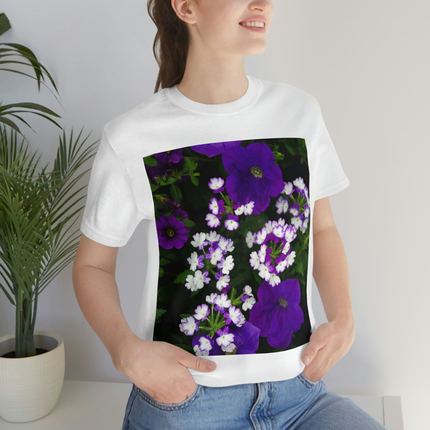 Flowers 04 Unisex Jersey Short Sleeve Tee