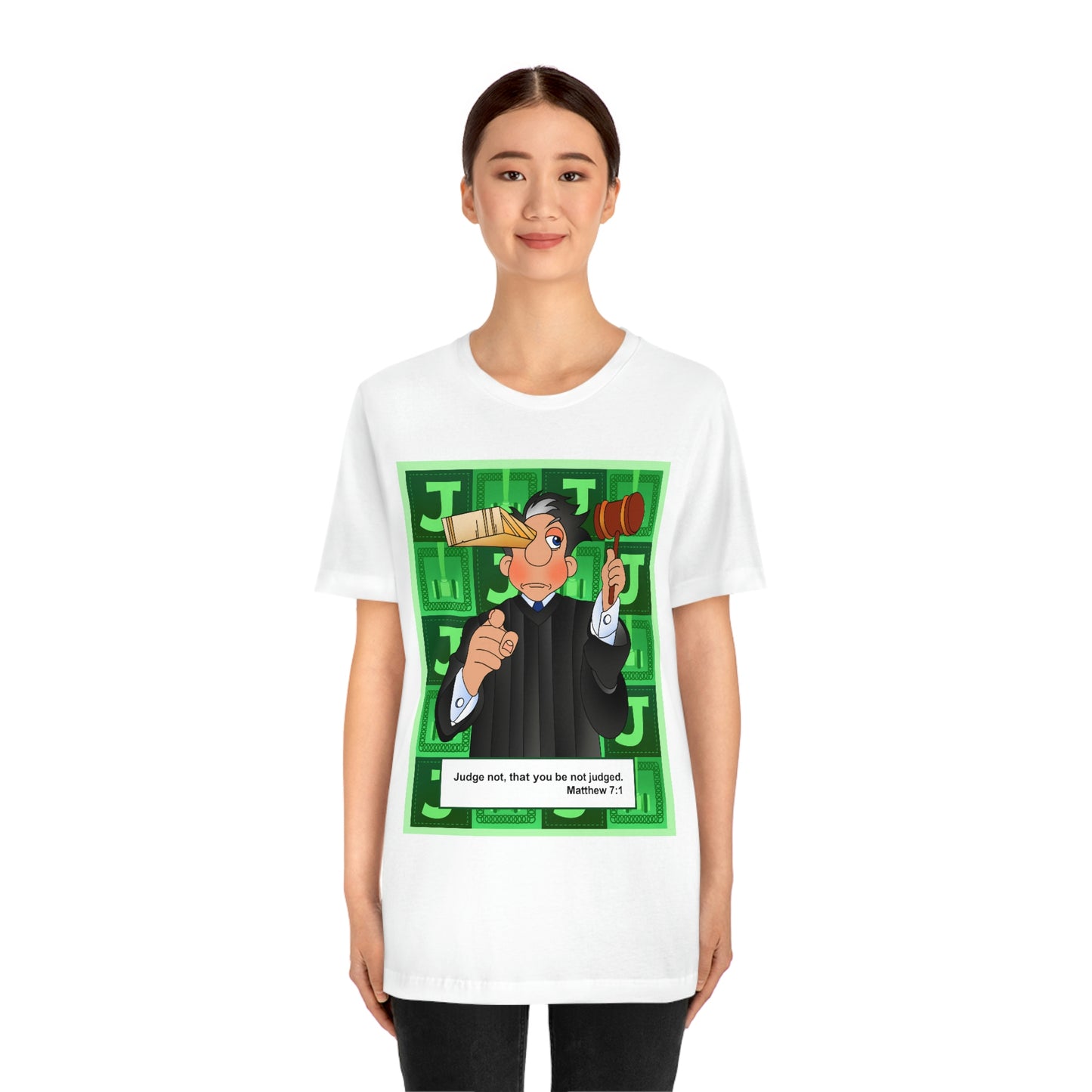 The Bible as Simple as ABC J Unisex Jersey Short Sleeve Tee