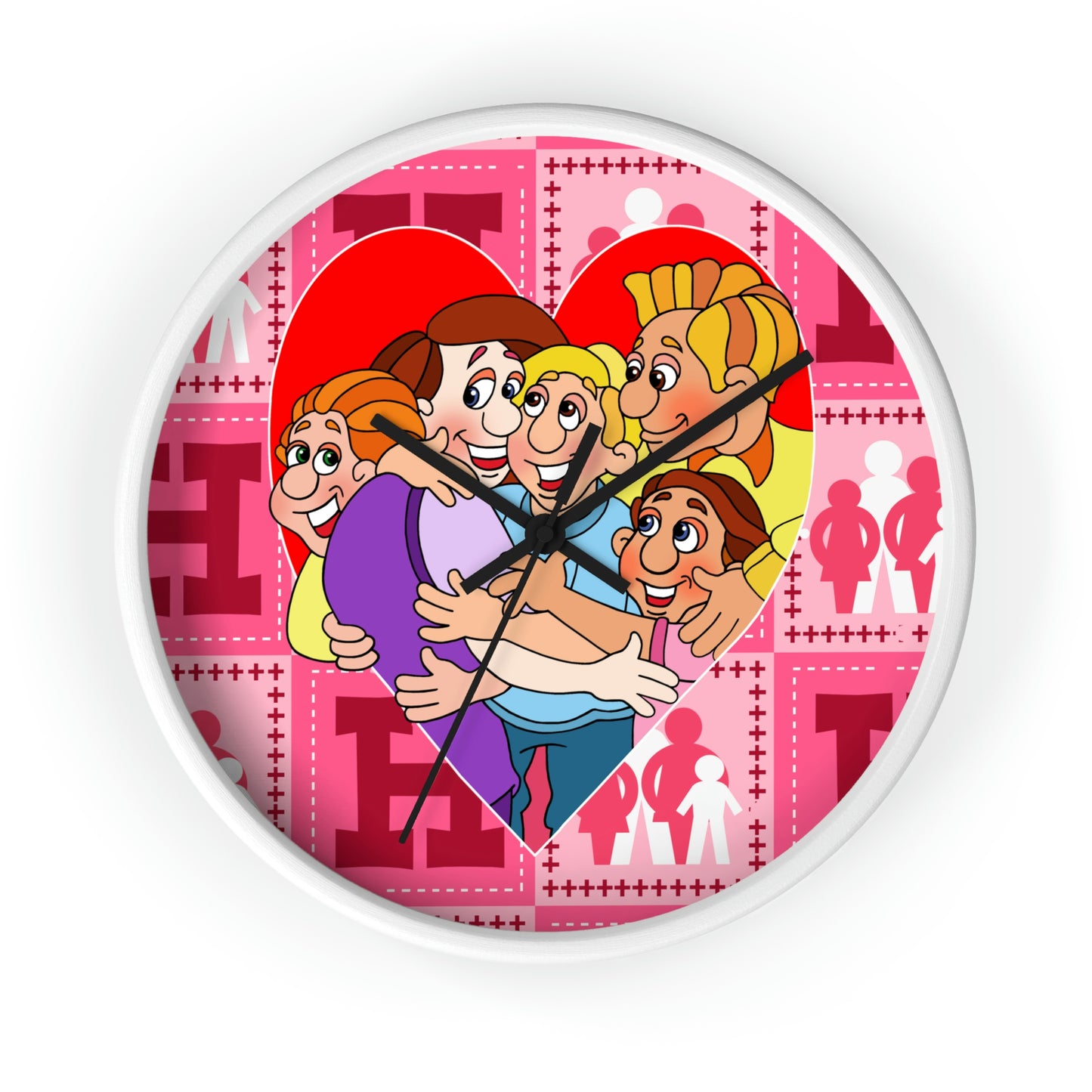 The Bible as Simple as ABC H Wall Clock