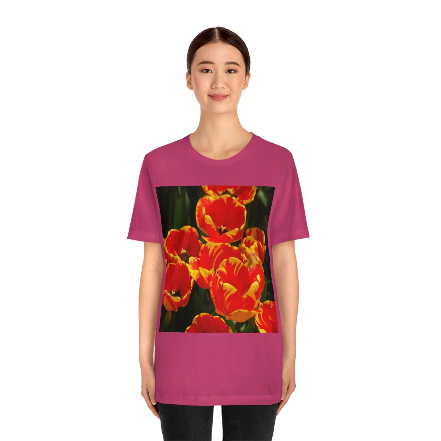 Flowers 19 Unisex Jersey Short Sleeve Tee