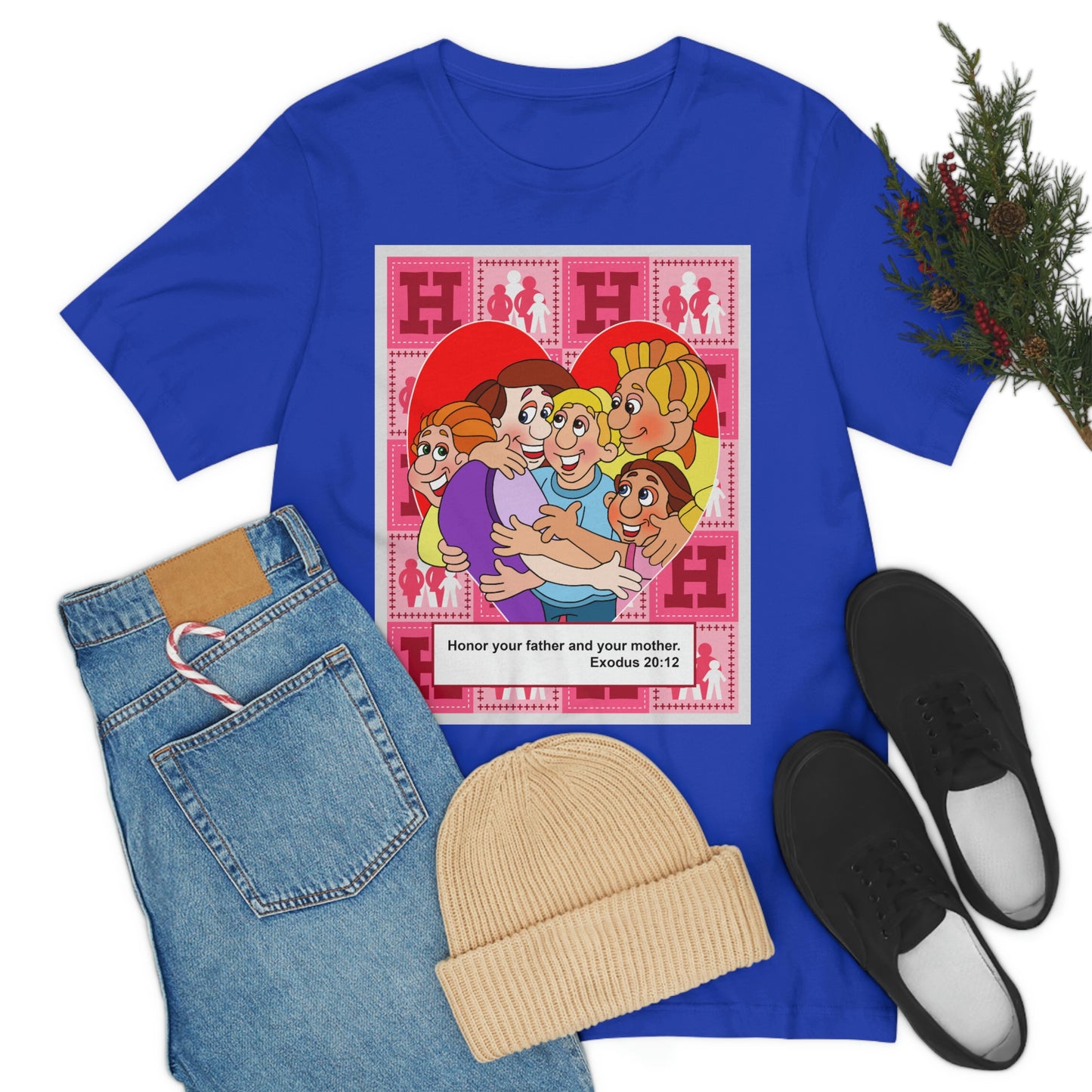 The Bible as Simple as ABC H Unisex Jersey Short Sleeve Tee