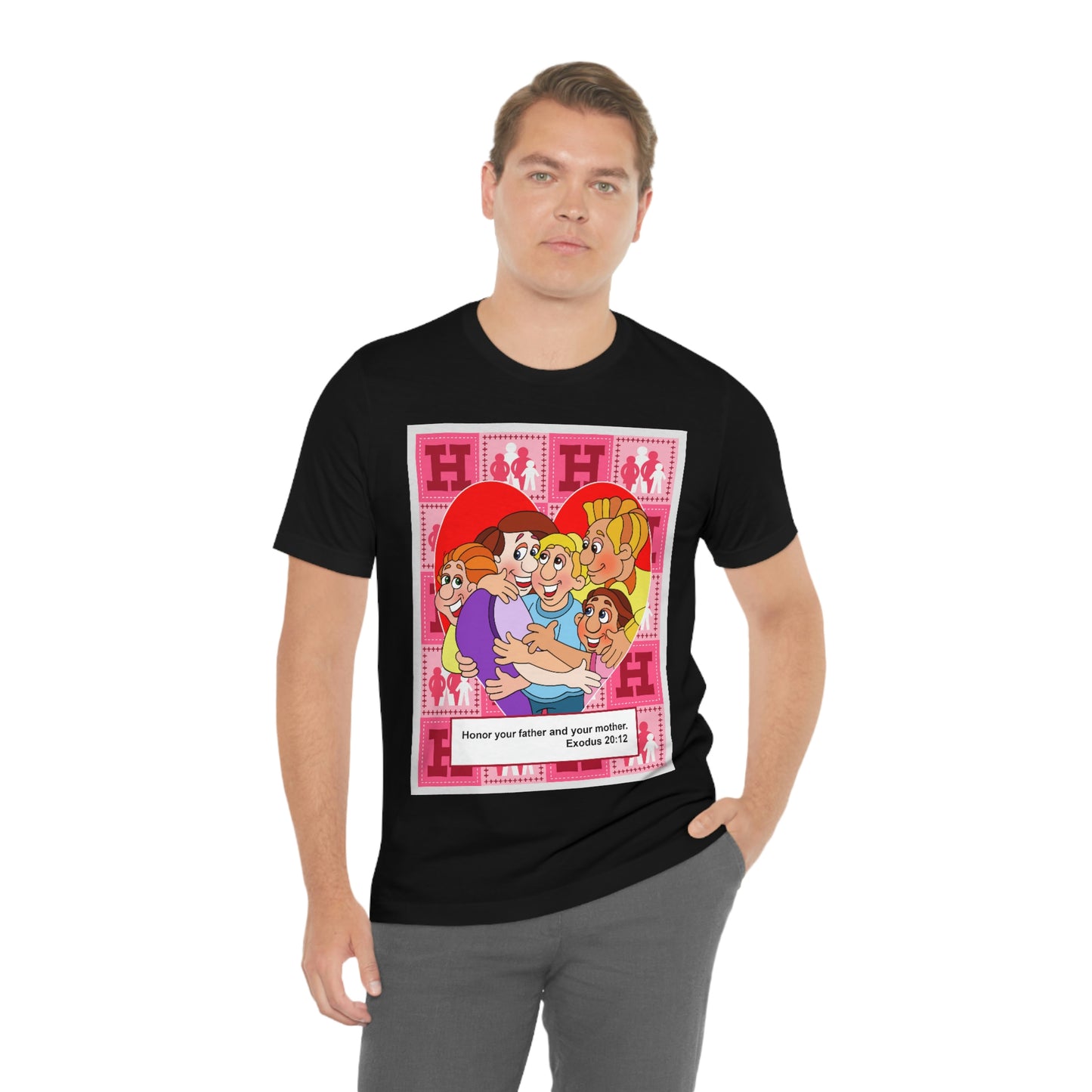 The Bible as Simple as ABC H Unisex Jersey Short Sleeve Tee