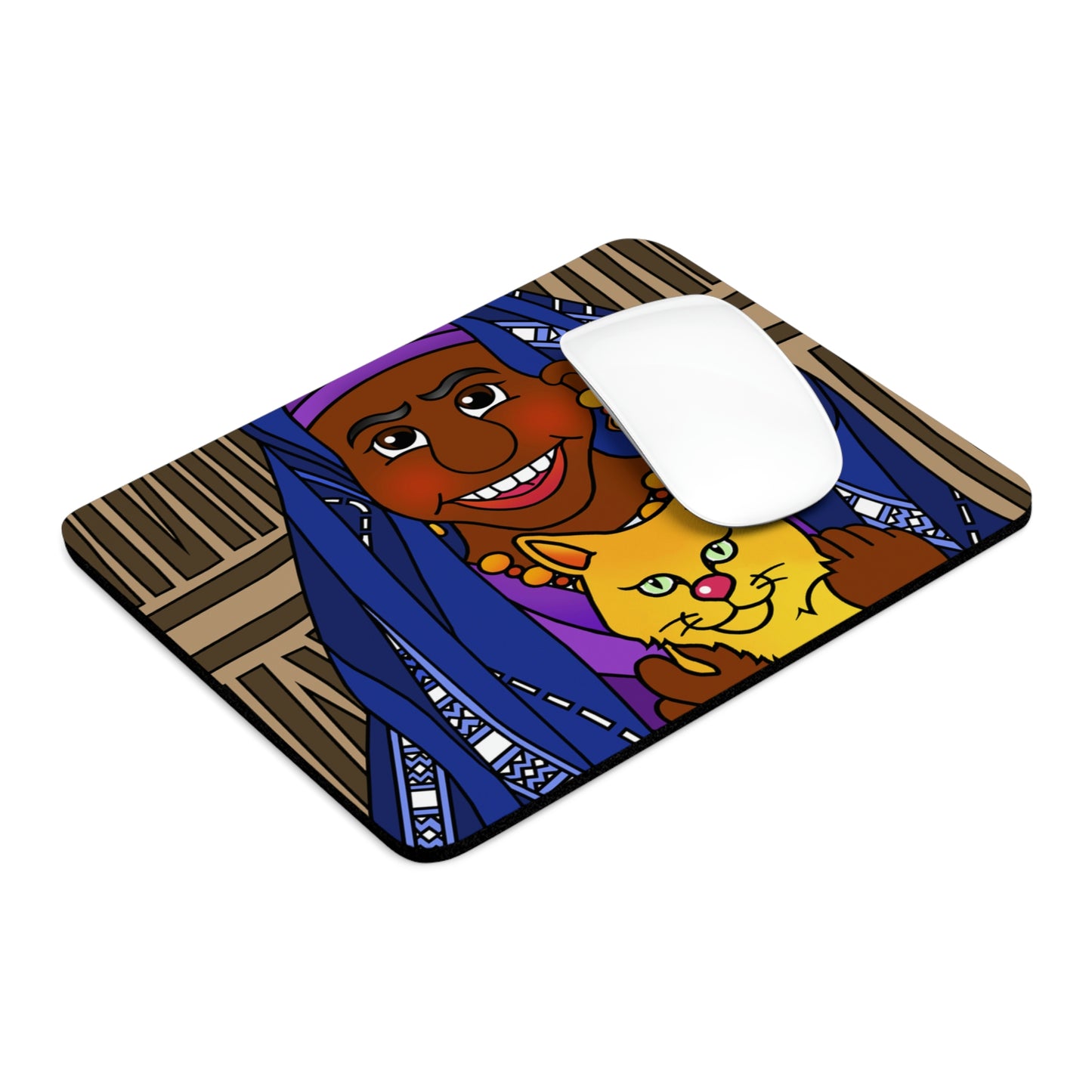 The Kitty Cat Cried Mouse Pad