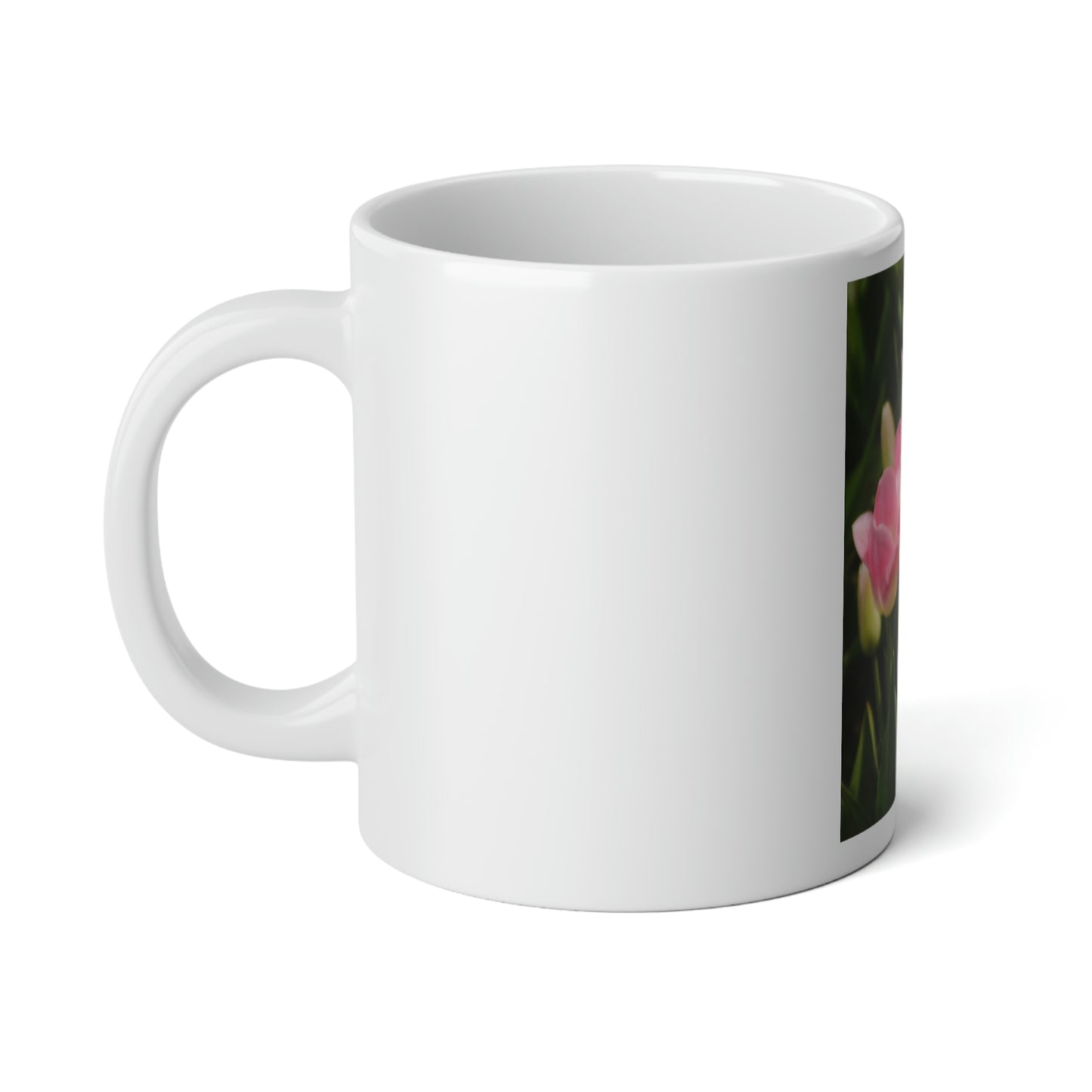 Flowers 17 Jumbo Mug, 20oz