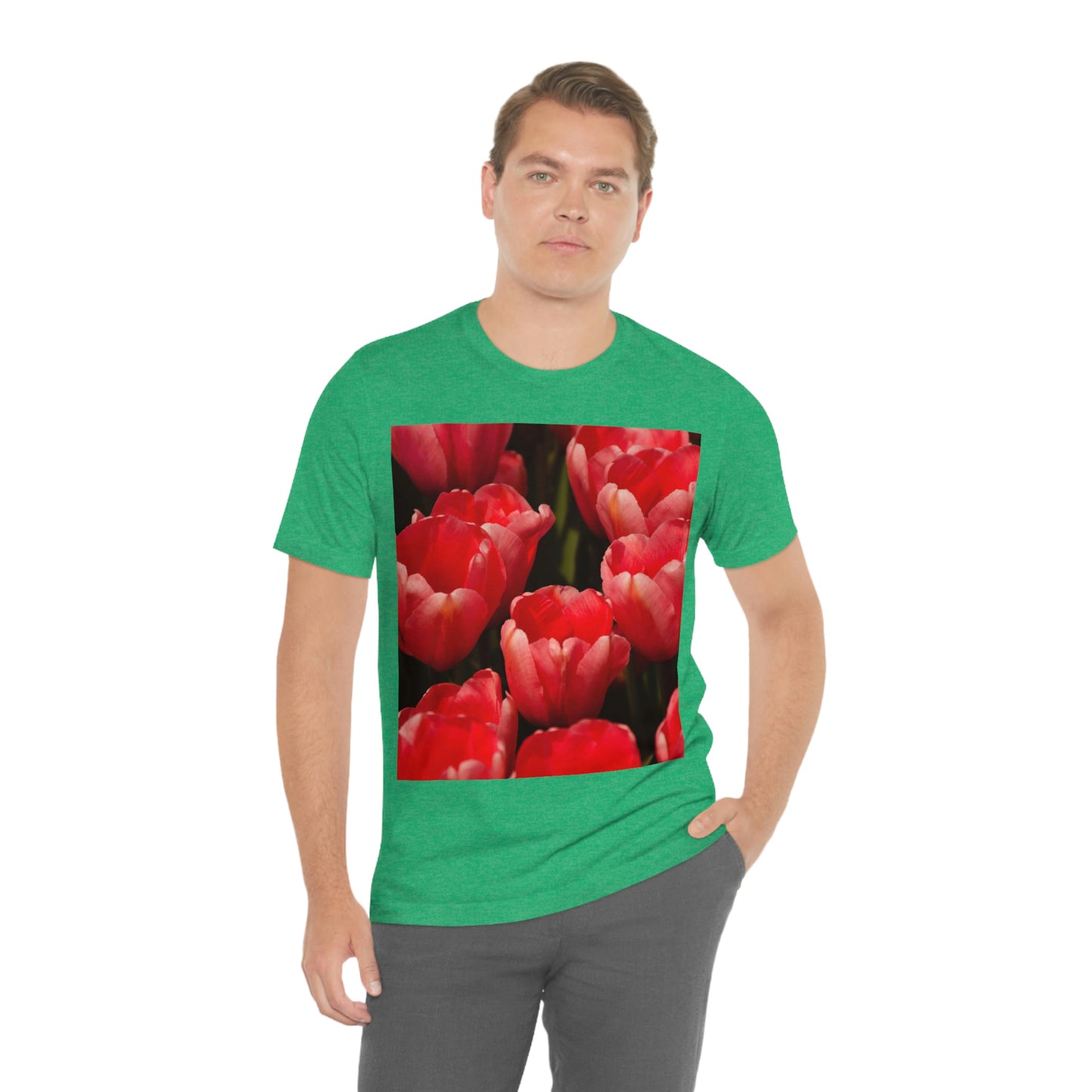 Flowers 09 Unisex Jersey Short Sleeve Tee