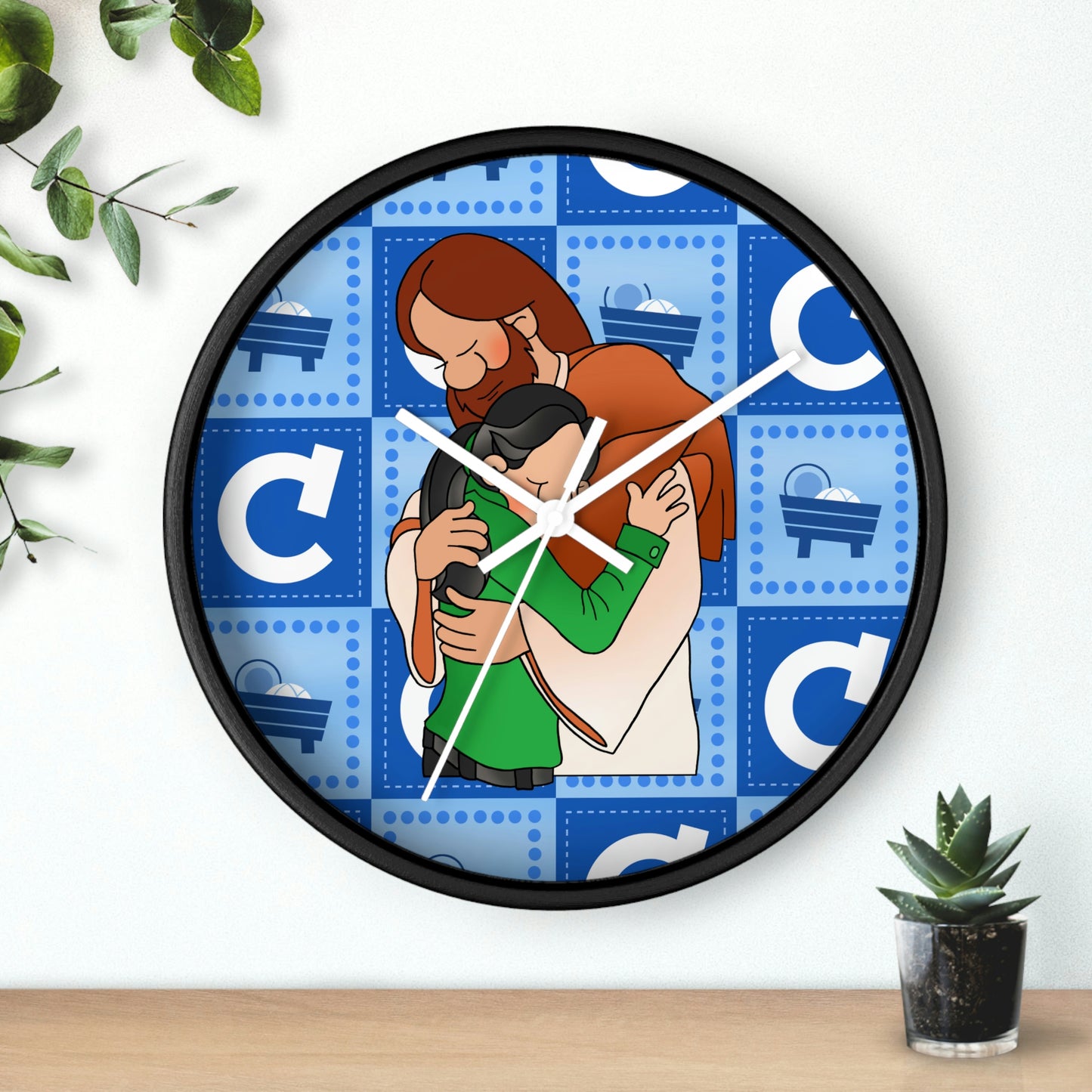 The Bible as Simple as ABC C Wall Clock