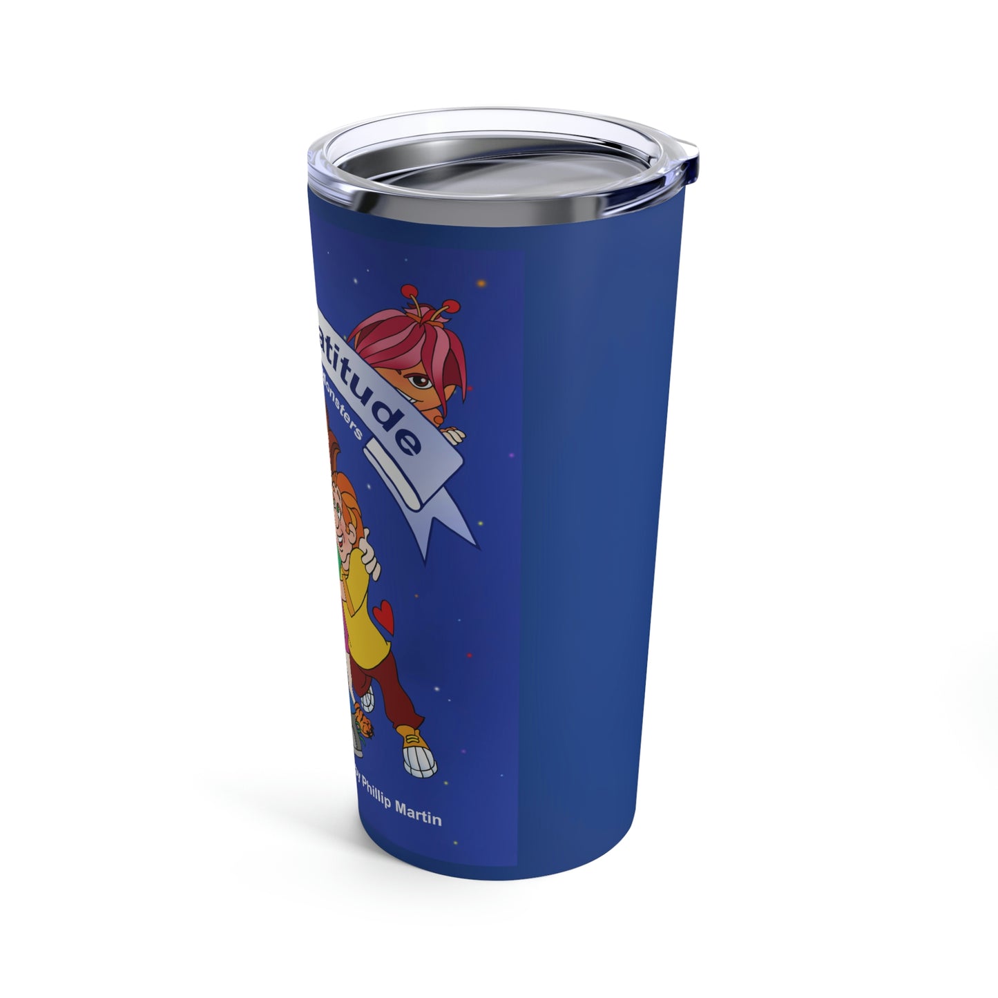 Triple Gratitude with Assorted Monsters Tumbler 20oz