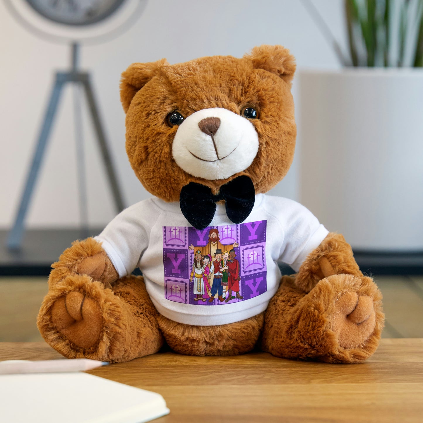 The Bible as Simple as ABC Y Teddy Bear with T-Shirt