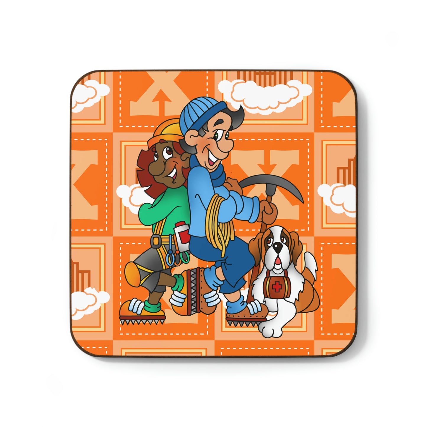 The Bible as Simple as ABC X Hardboard Back Coaster