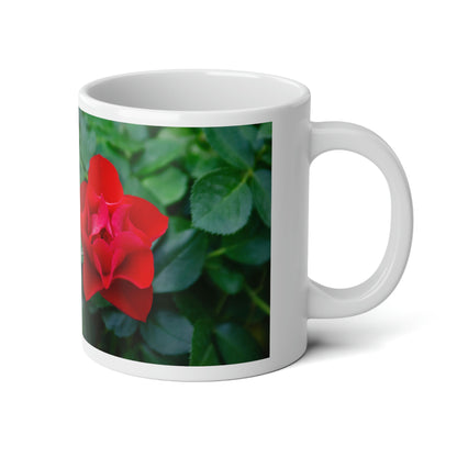 Flowers 07 Jumbo Mug, 20oz