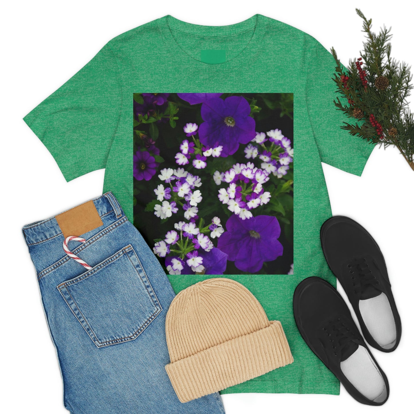 Flowers 04 Unisex Jersey Short Sleeve Tee