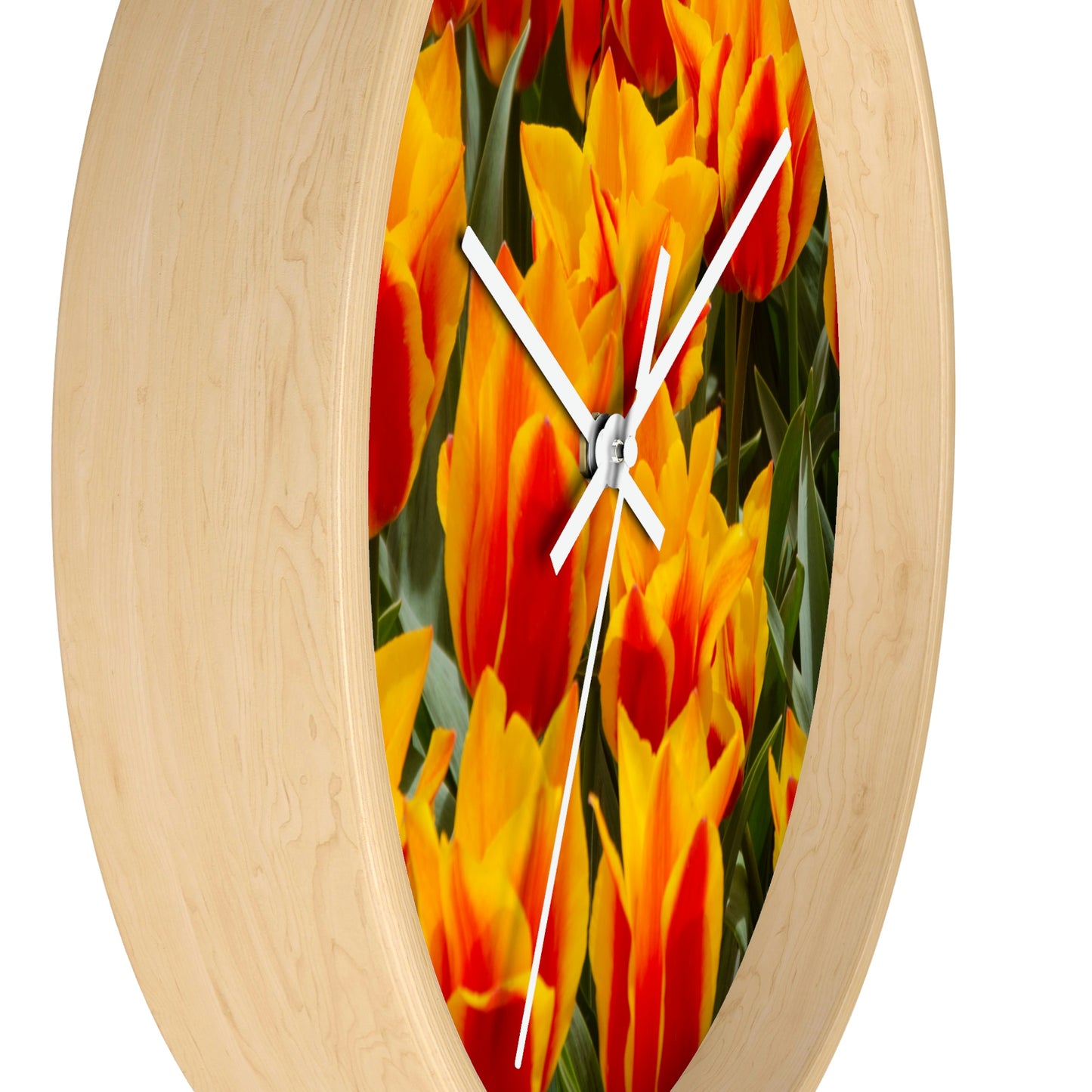 Flowers 18 Wall Clock