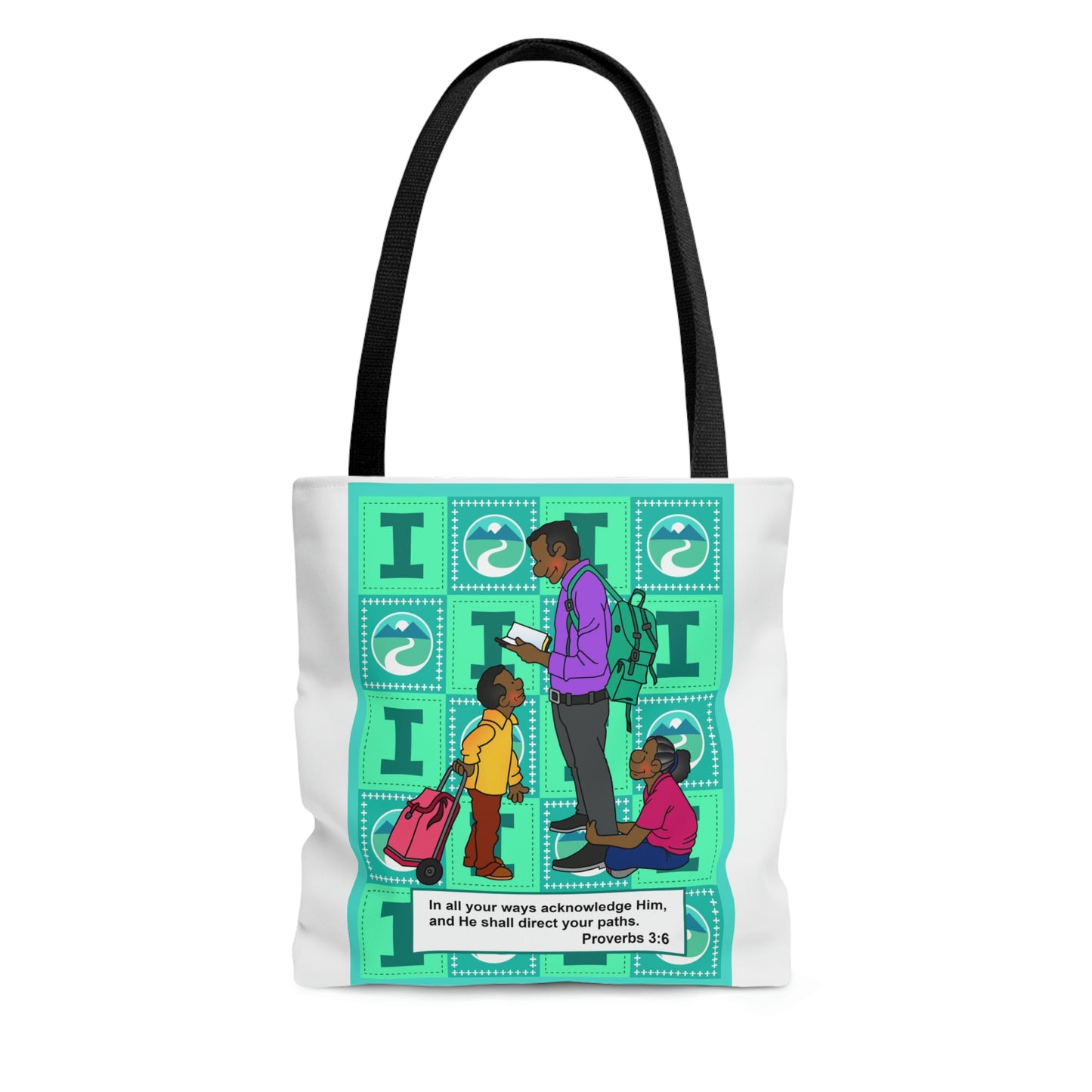 The Bible as Simple as ABC I AOP Tote Bag