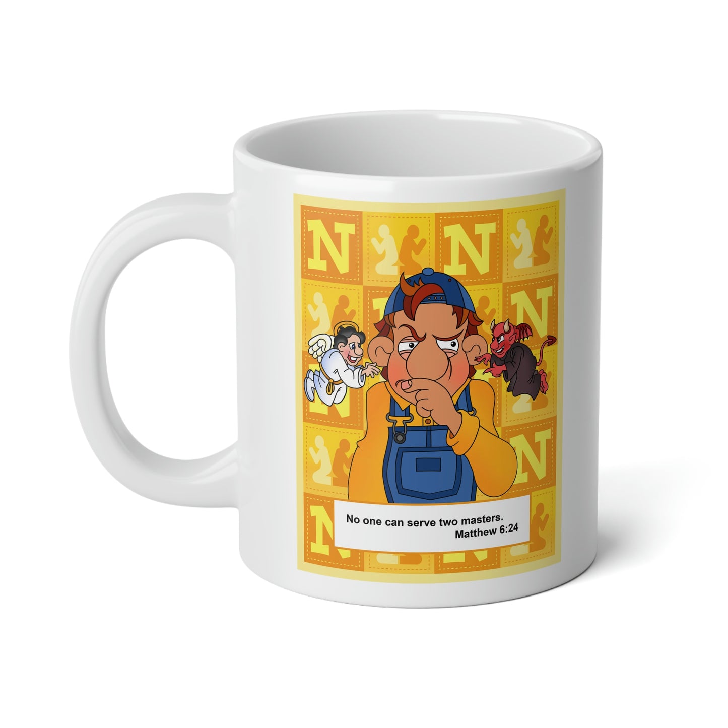 The Bible as Simple as ABC N Jumbo Mug, 20oz