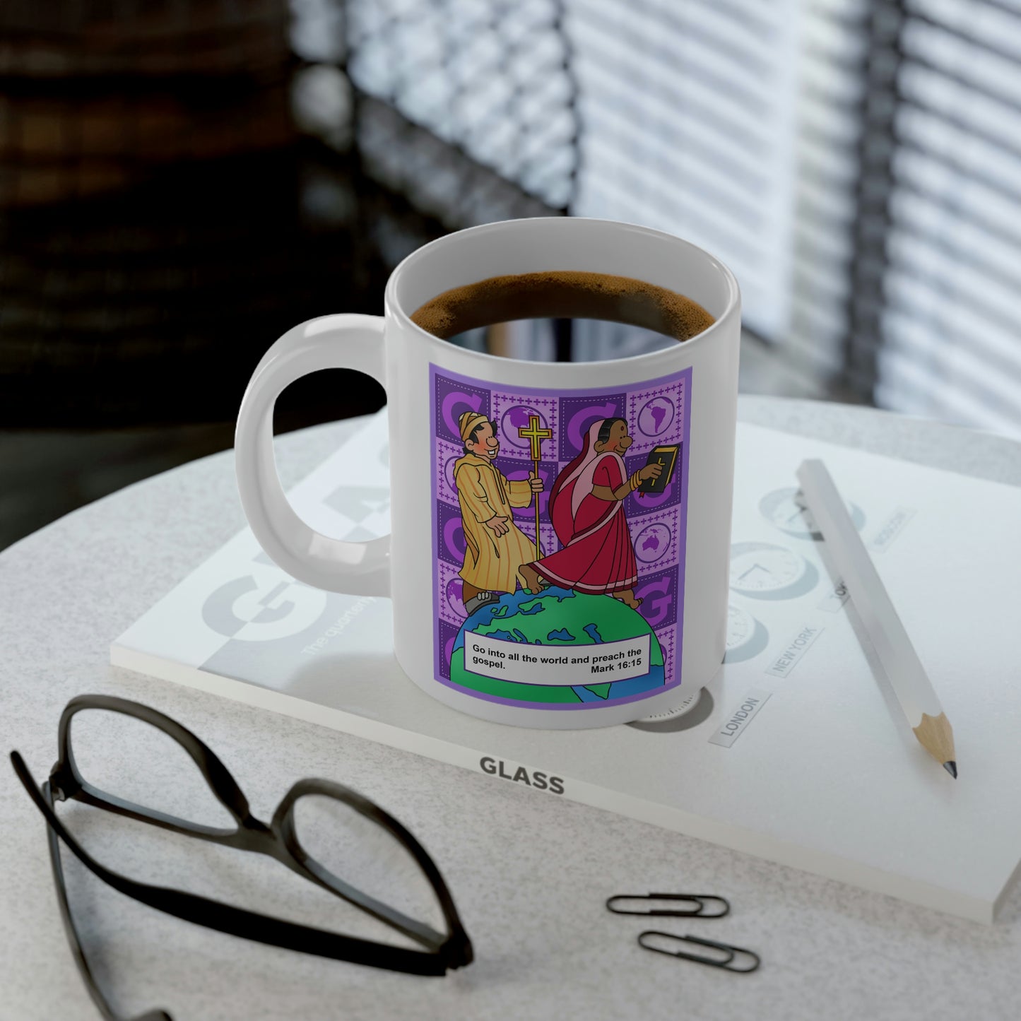 The Bible as Simple as ABC G Jumbo Mug, 20oz