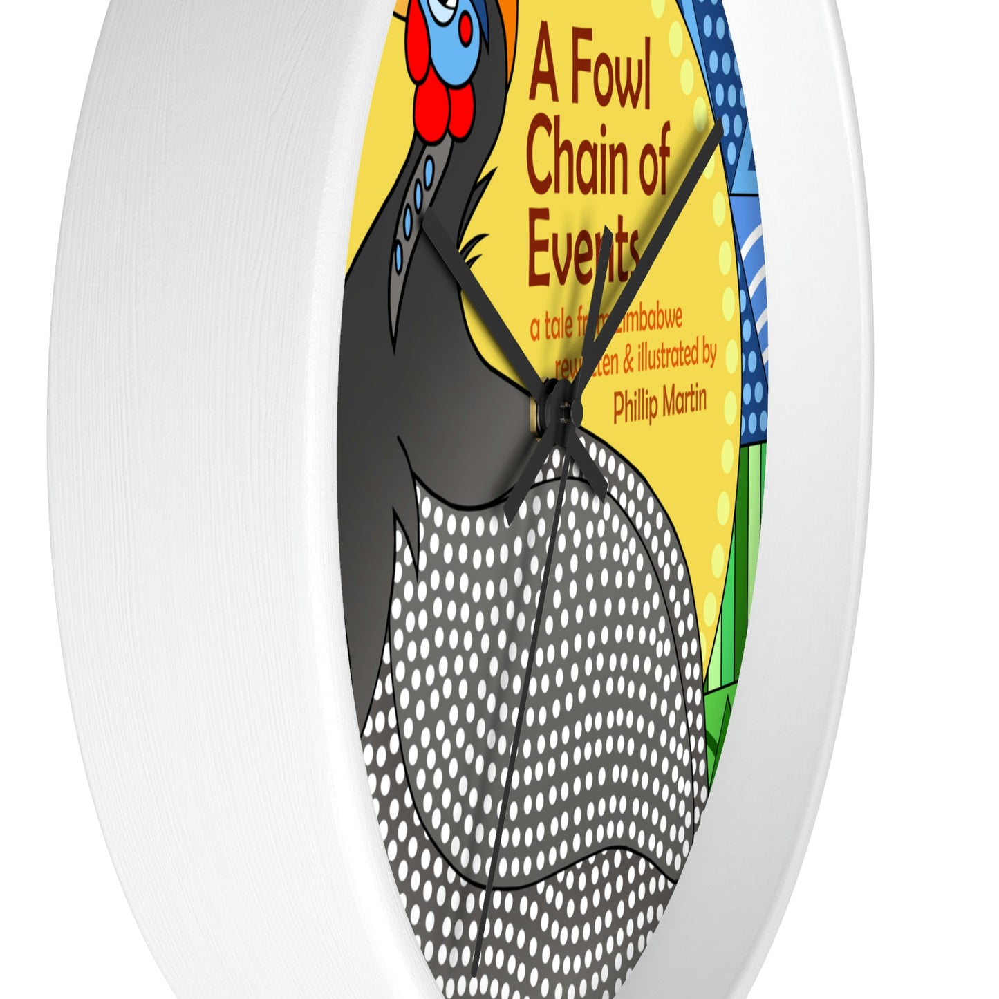 A Fowl Chain of Events Wall clock