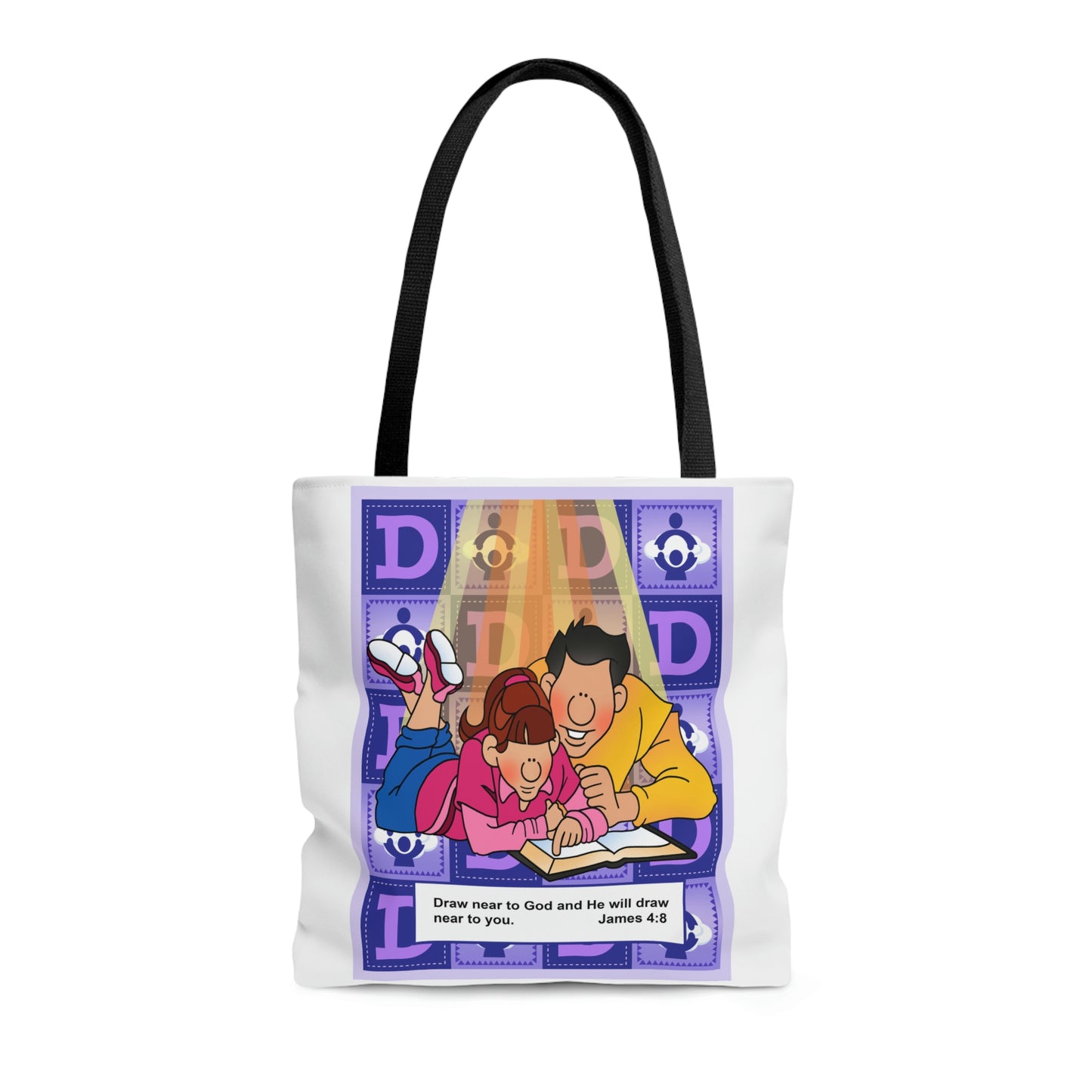 The Bible as Simple as ABC D AOP Tote Bag