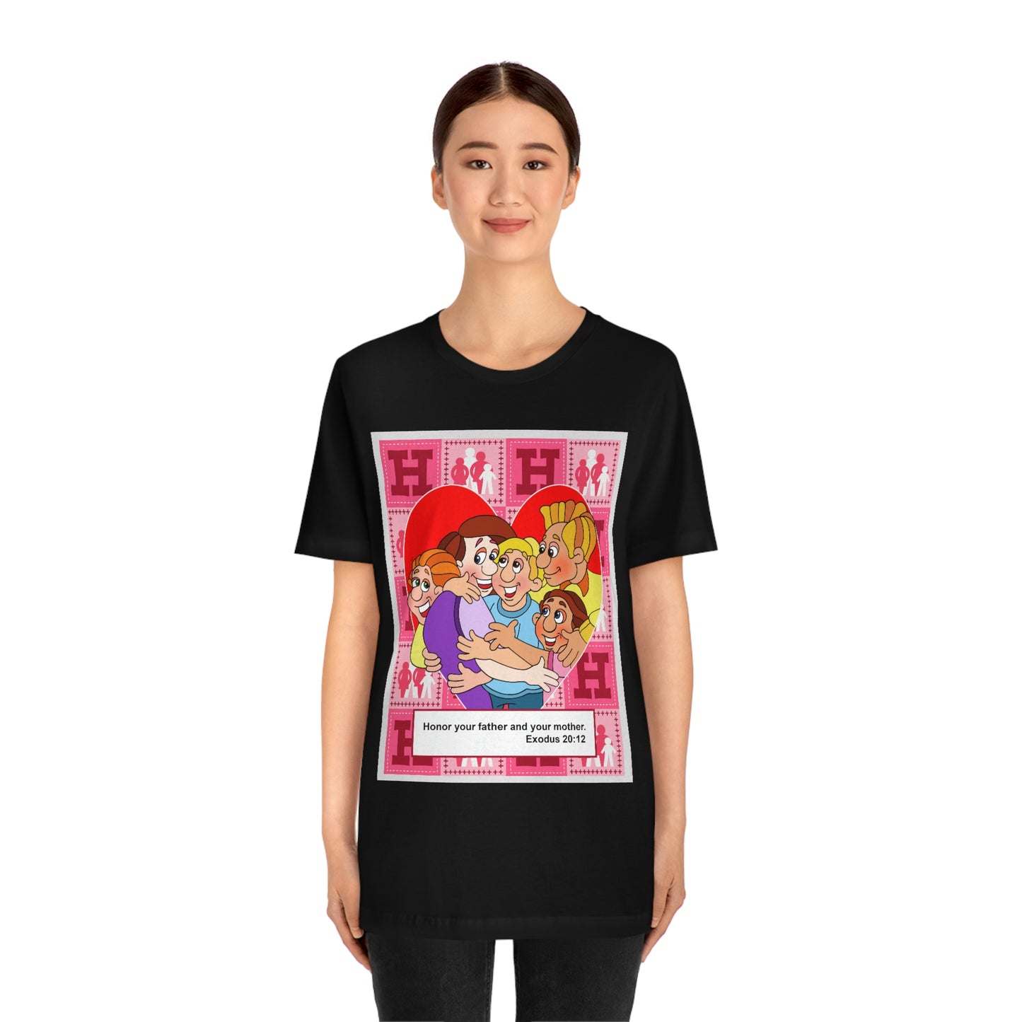The Bible as Simple as ABC H Unisex Jersey Short Sleeve Tee
