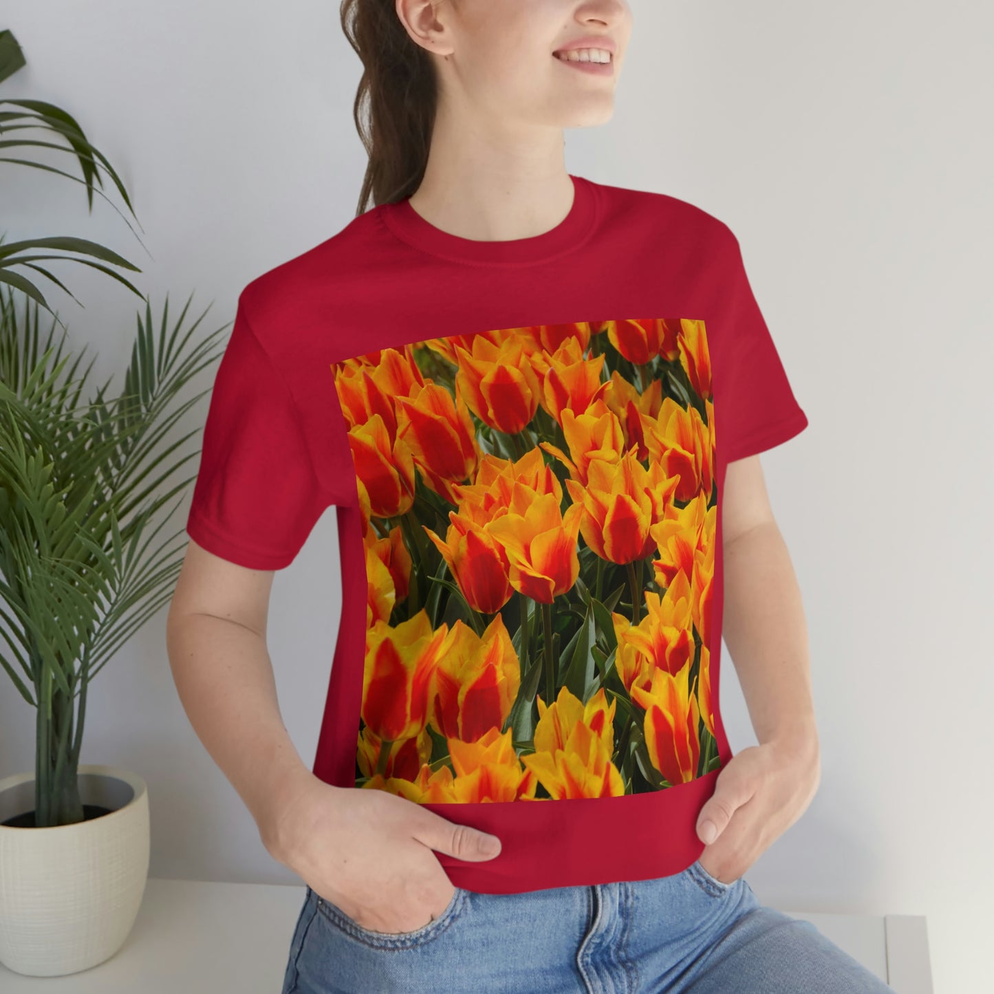 Flowers 18 Unisex Jersey Short Sleeve Tee