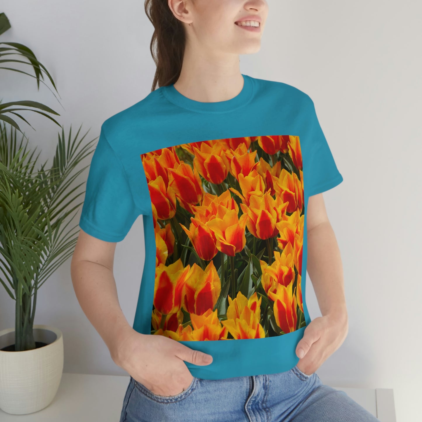 Flowers 18 Unisex Jersey Short Sleeve Tee