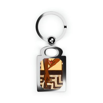 A Show of Hands!!! Rectangle Photo Keyring