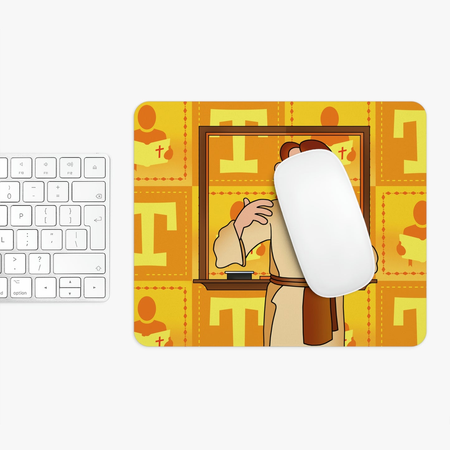 The Bible as Simple as ABC T Rectangle Mouse Pad