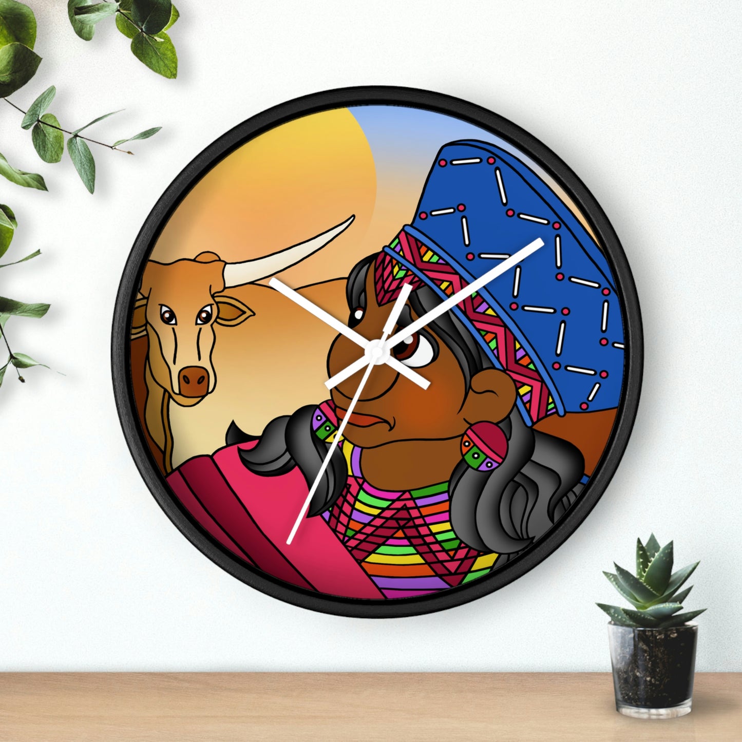 Once Upon Southern Africa Wall clock