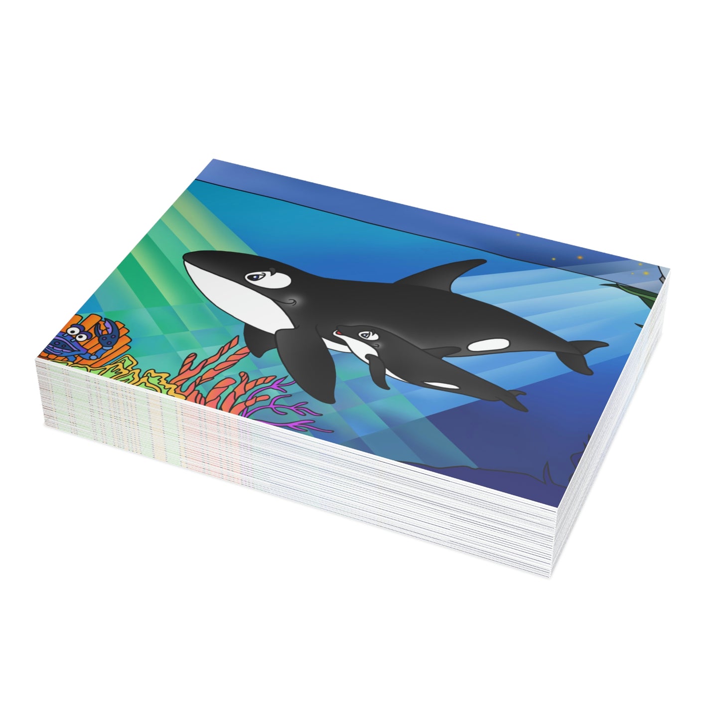 Orcas Greeting Card Bundles (envelopes not included)