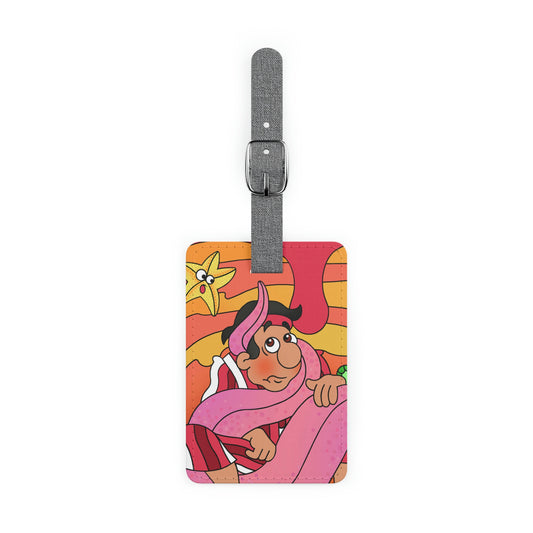 The Story of Jonah Saffiano Polyester Luggage Tag, Rectangle