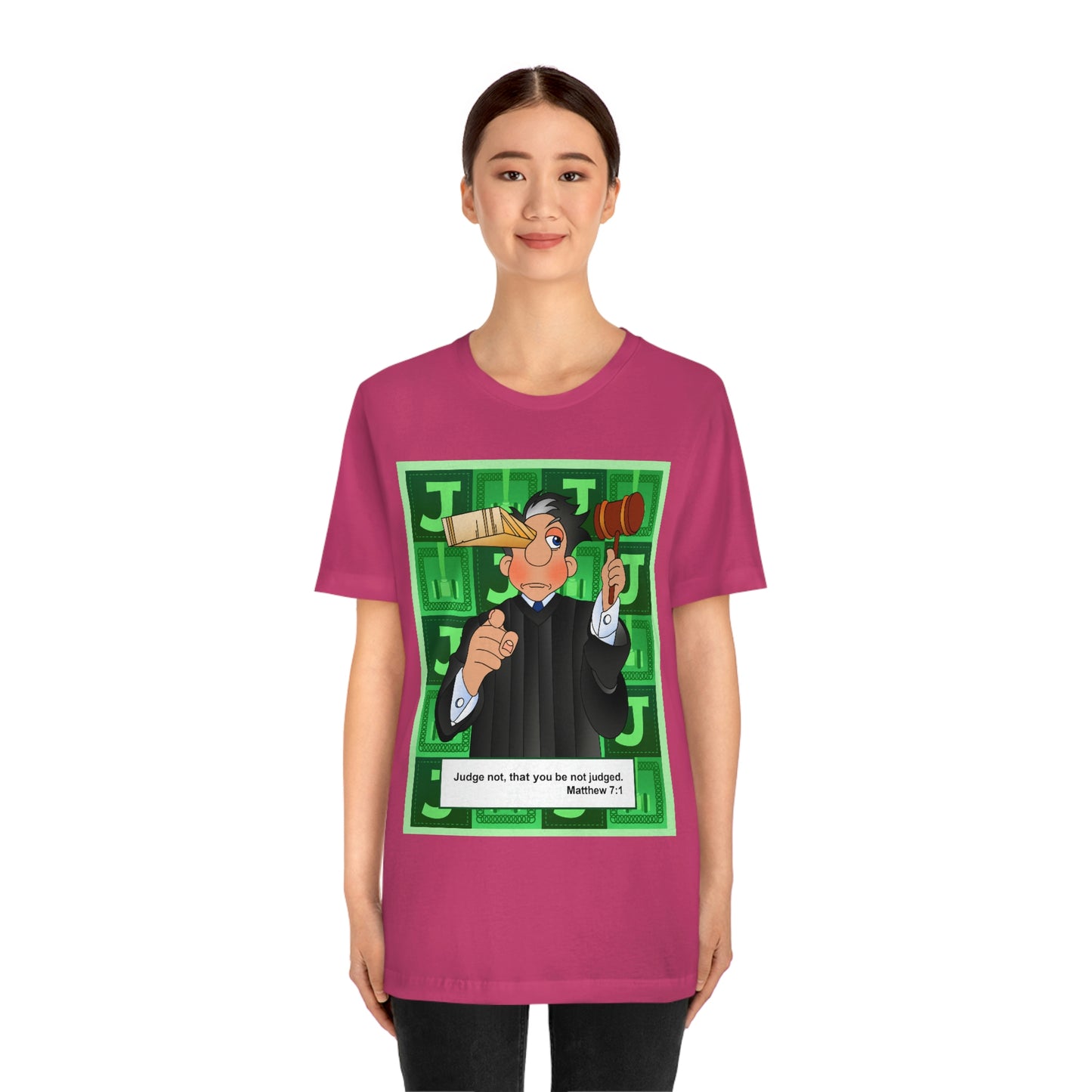 The Bible as Simple as ABC J Unisex Jersey Short Sleeve Tee