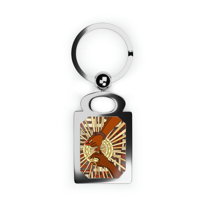 A Show of Hands!! Rectangle Photo Keyring