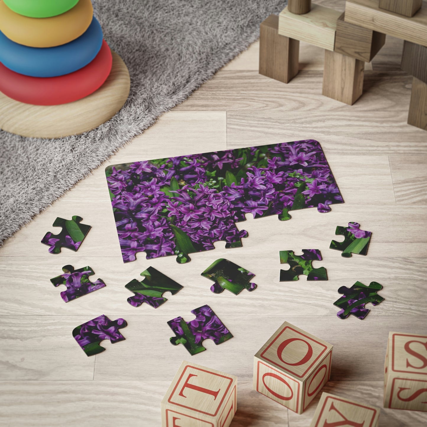 Flowers 21 Kids' Puzzle, 30-Piece