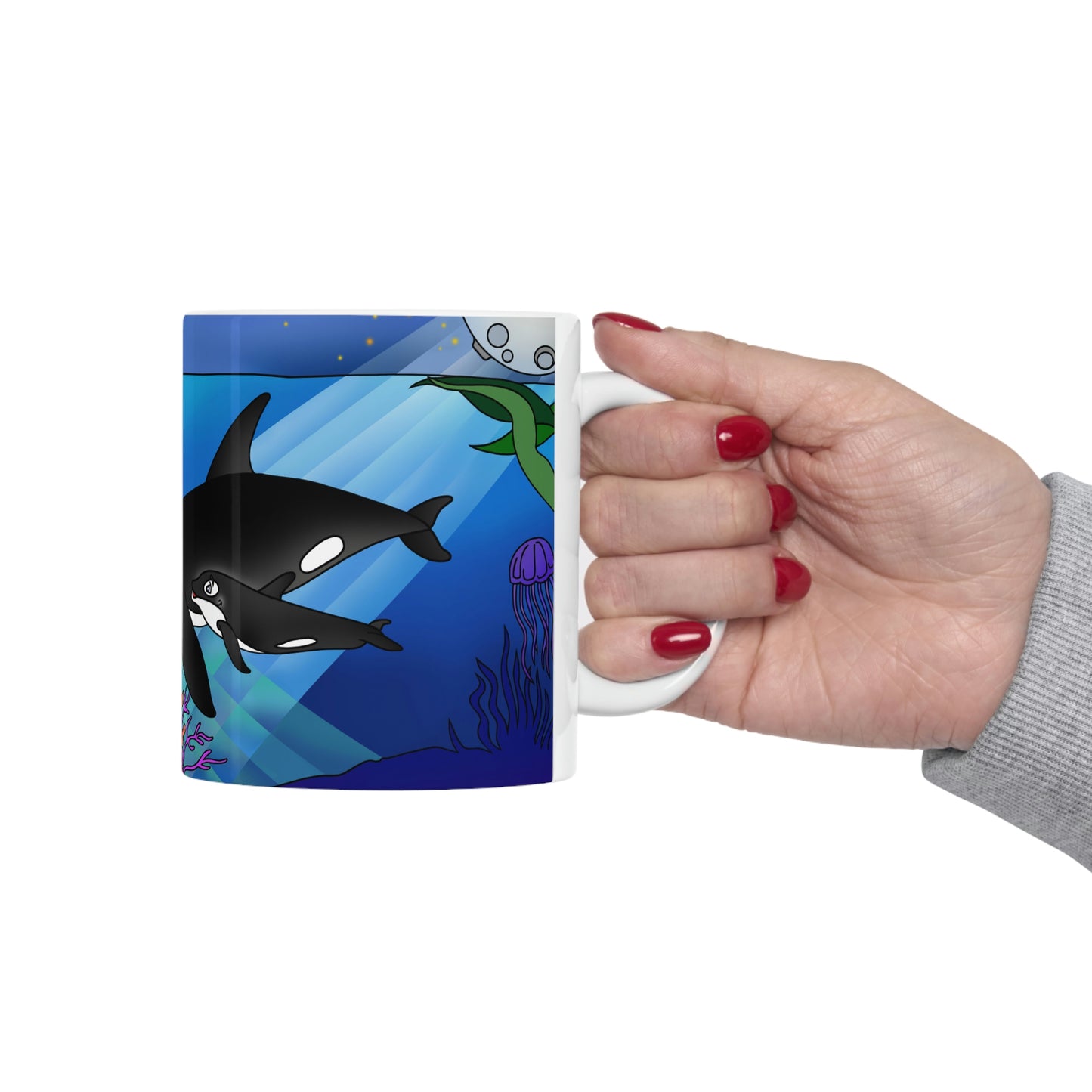 Orcas Ceramic Mug 11oz