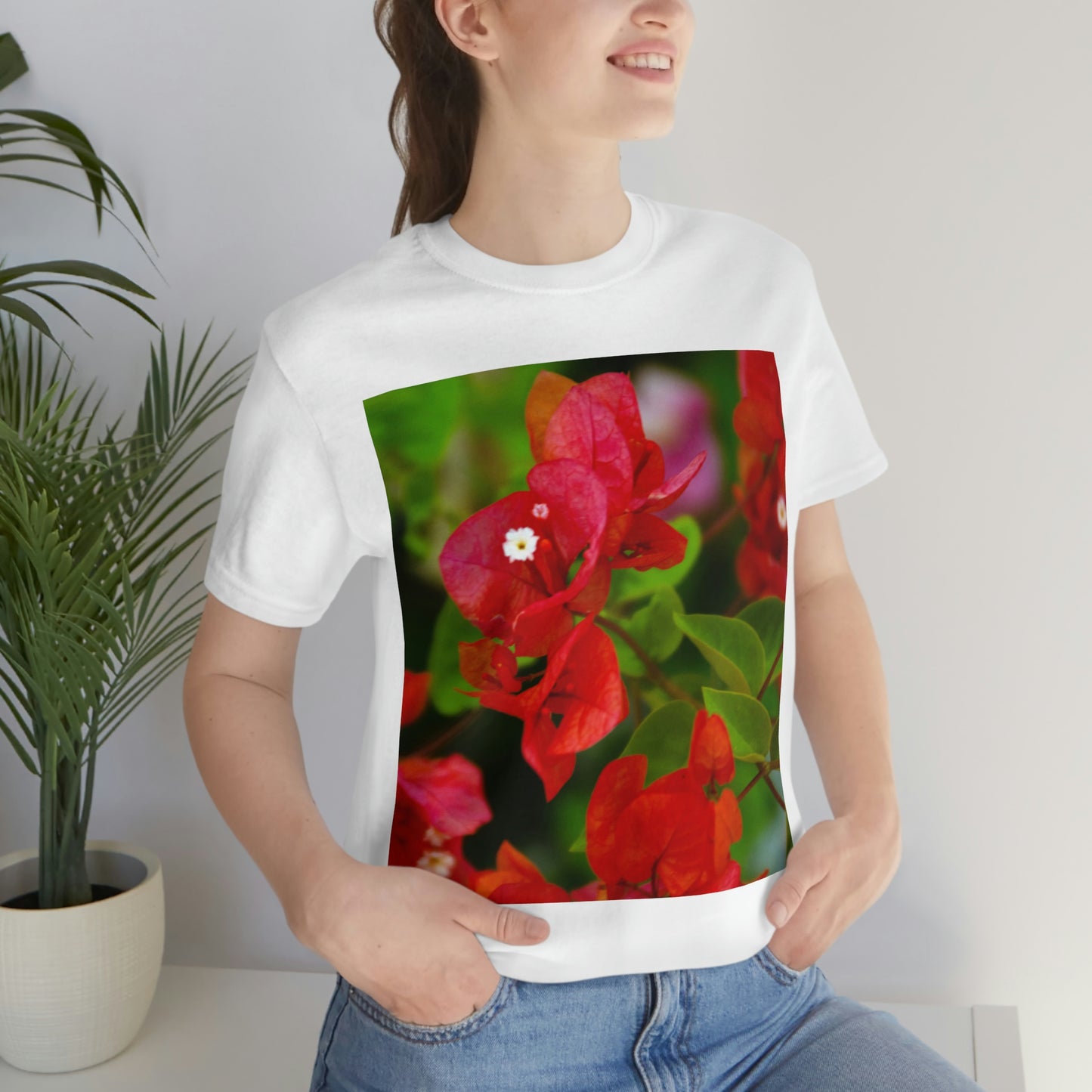 Flowers 28 Unisex Jersey Short Sleeve Tee