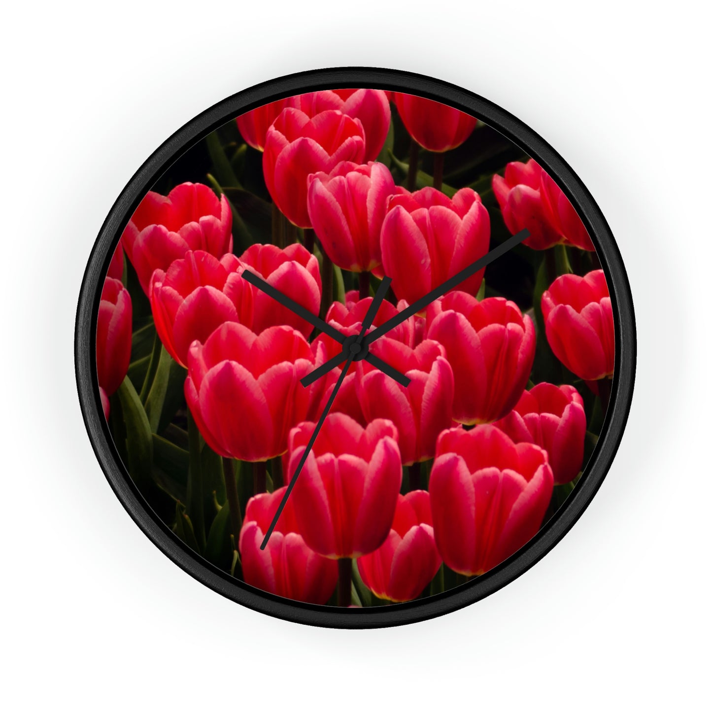 Flowers 24 Wall Clock