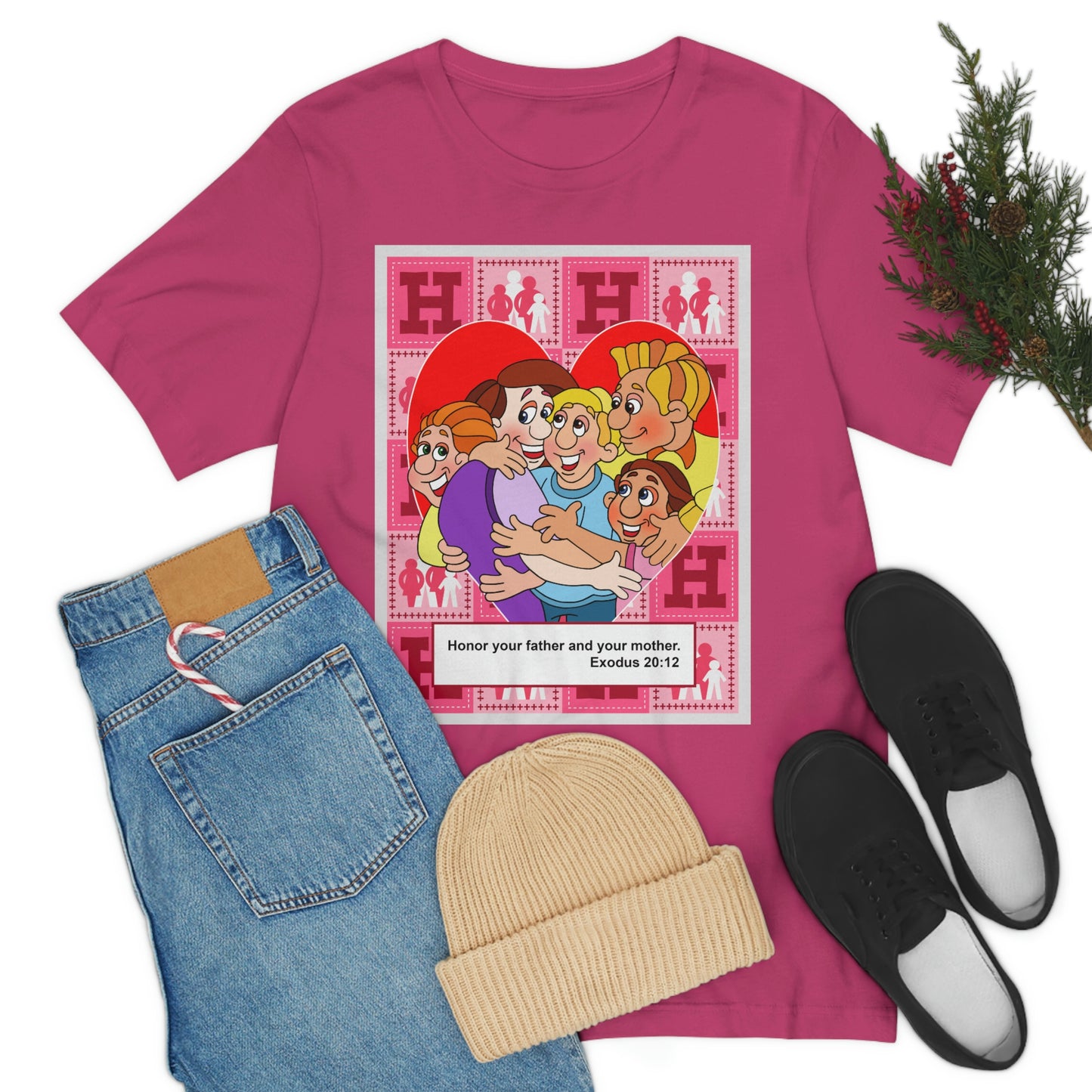 The Bible as Simple as ABC H Unisex Jersey Short Sleeve Tee