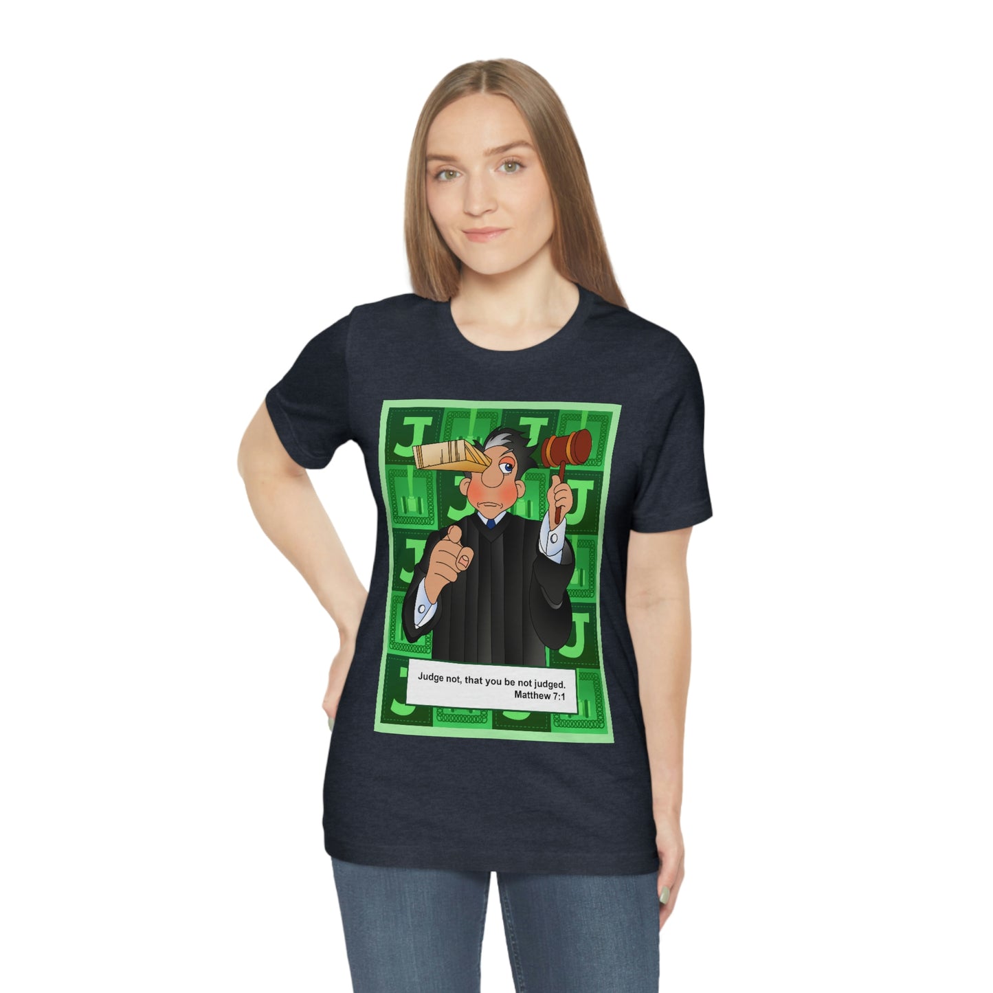 The Bible as Simple as ABC J Unisex Jersey Short Sleeve Tee