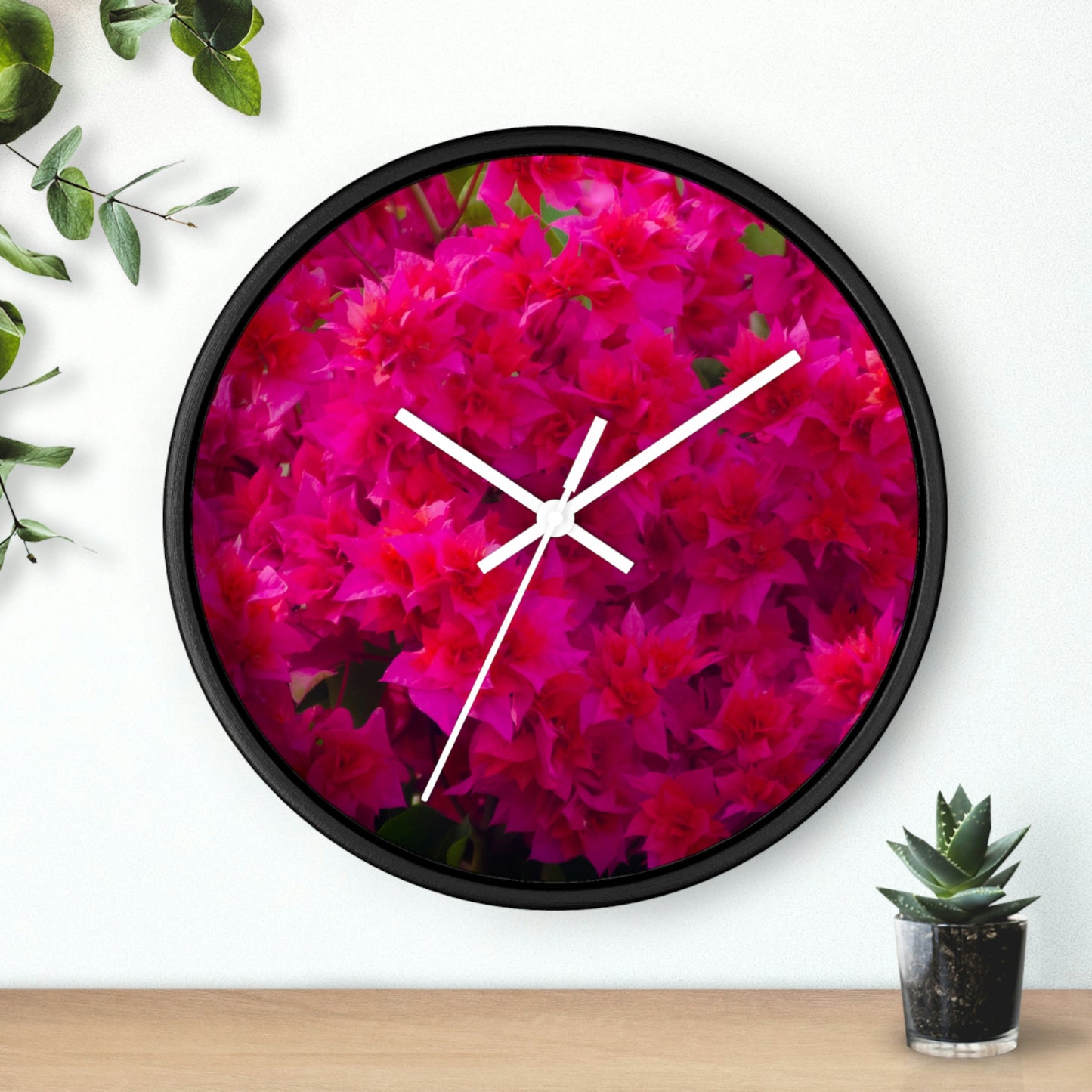 Flowers 27 Wall Clock