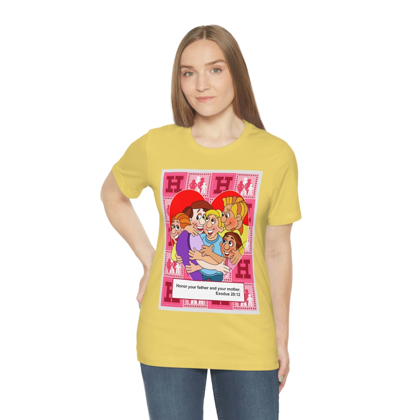 The Bible as Simple as ABC H Unisex Jersey Short Sleeve Tee