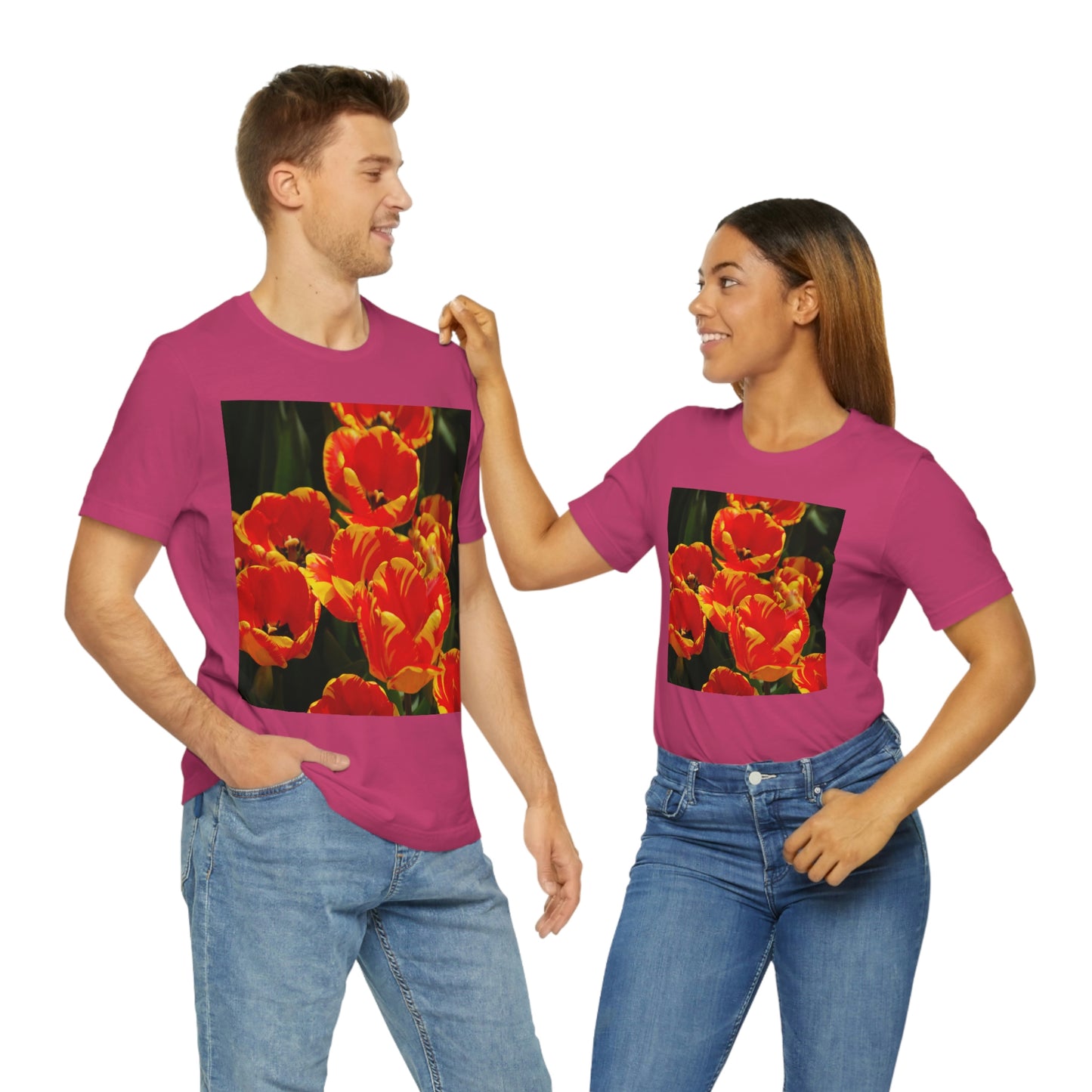 Flowers 19 Unisex Jersey Short Sleeve Tee