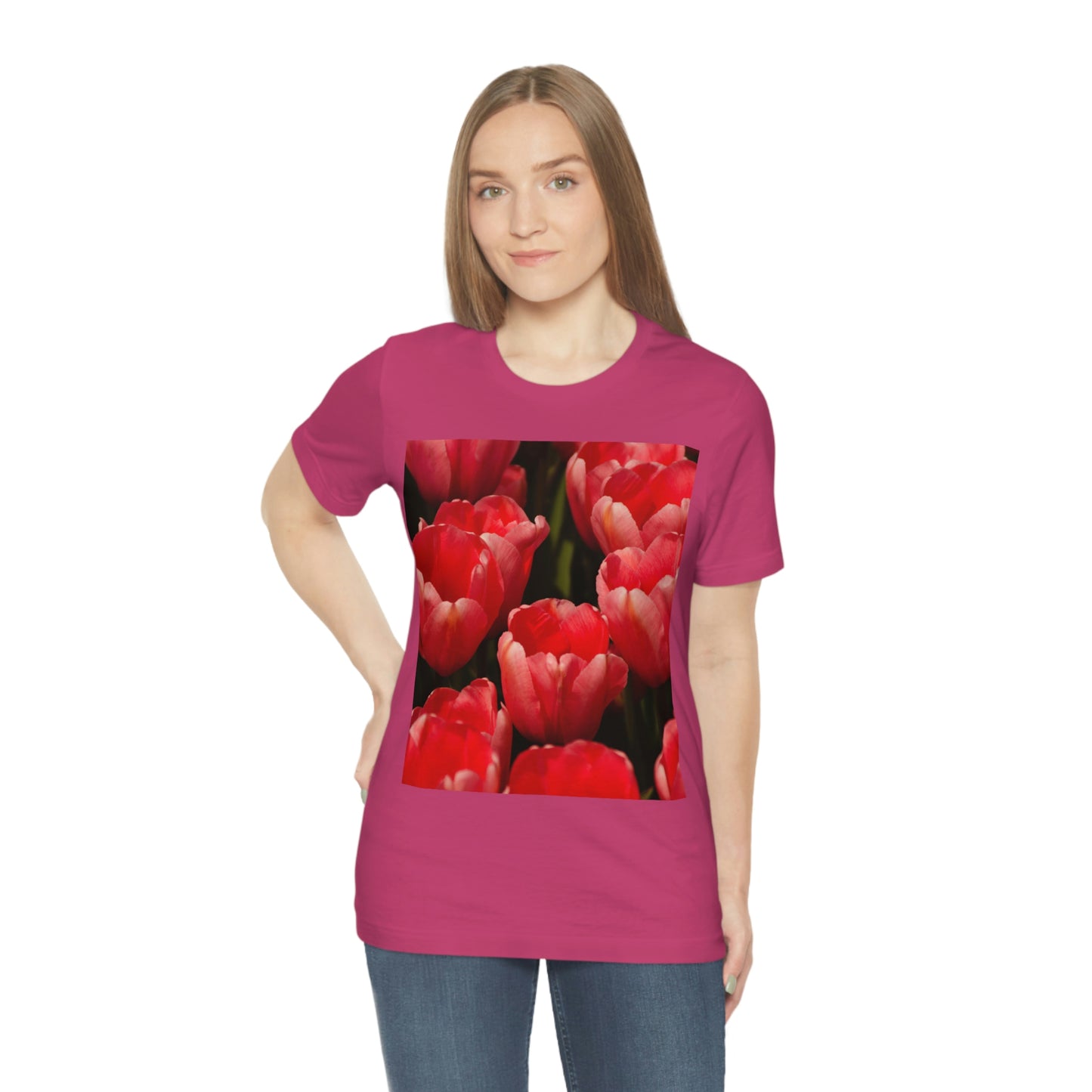 Flowers 09 Unisex Jersey Short Sleeve Tee