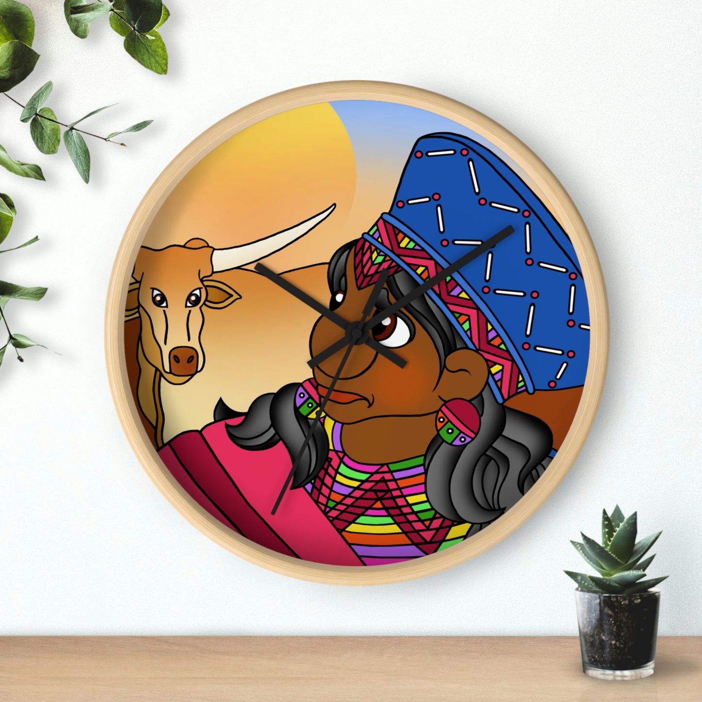 Once Upon Southern Africa Wall clock