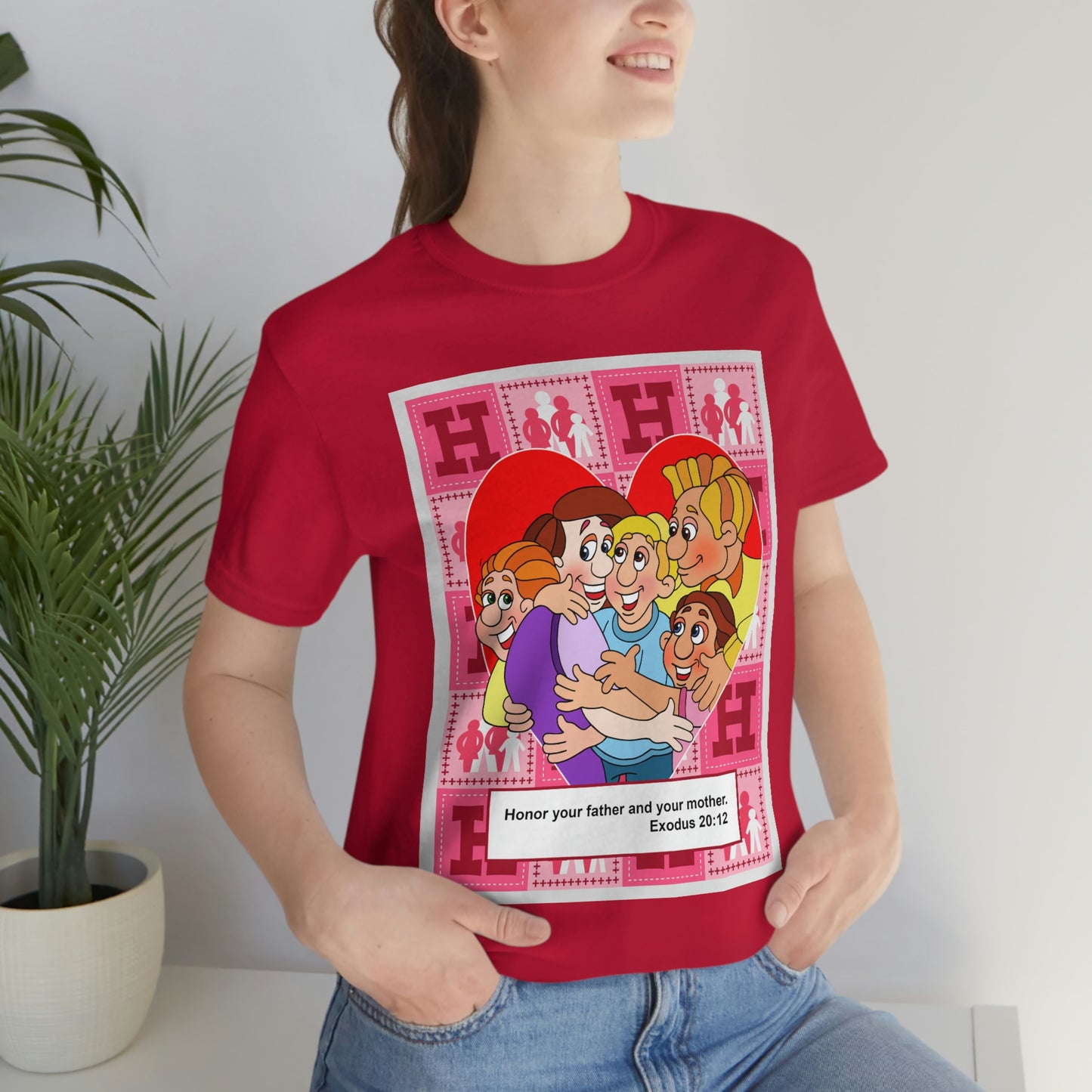 The Bible as Simple as ABC H Unisex Jersey Short Sleeve Tee